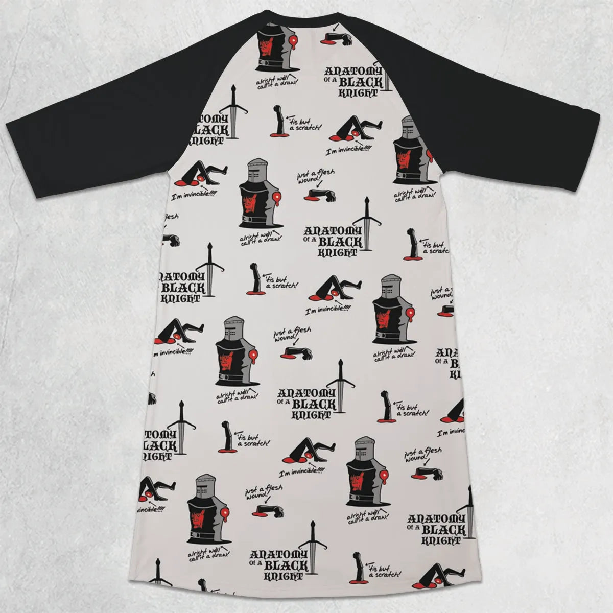 3/4 Sleeve Raglan Dress - 578XQ4MZ