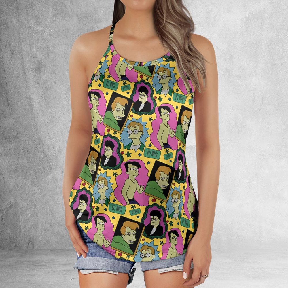 Criss Cross Tank Top - 332HR4JW -  - 2