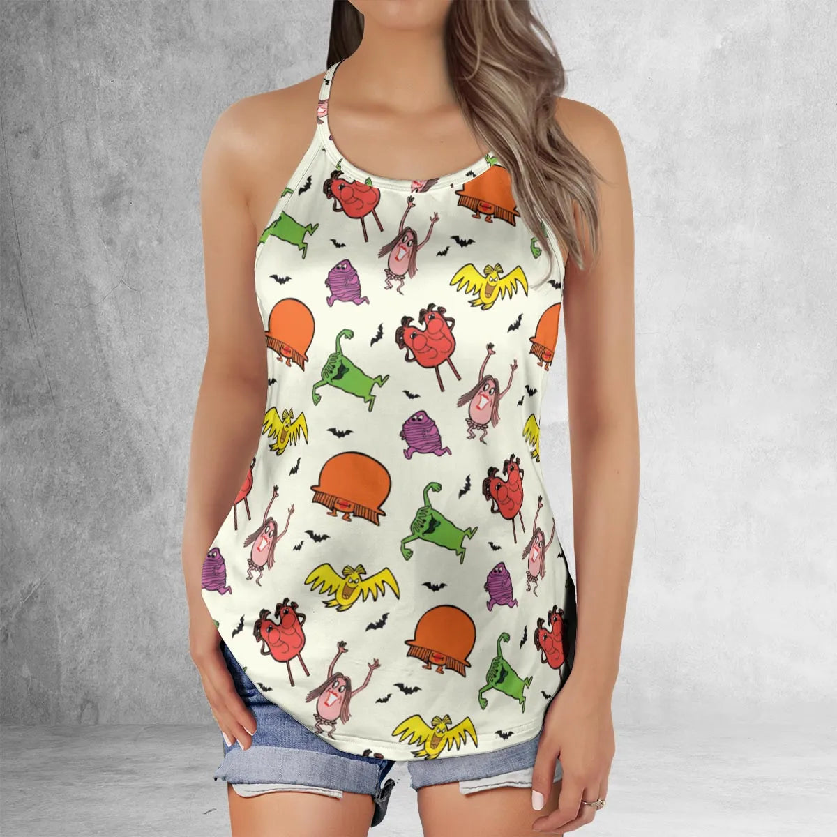 Criss Cross Tank Top - QLHJNPRS