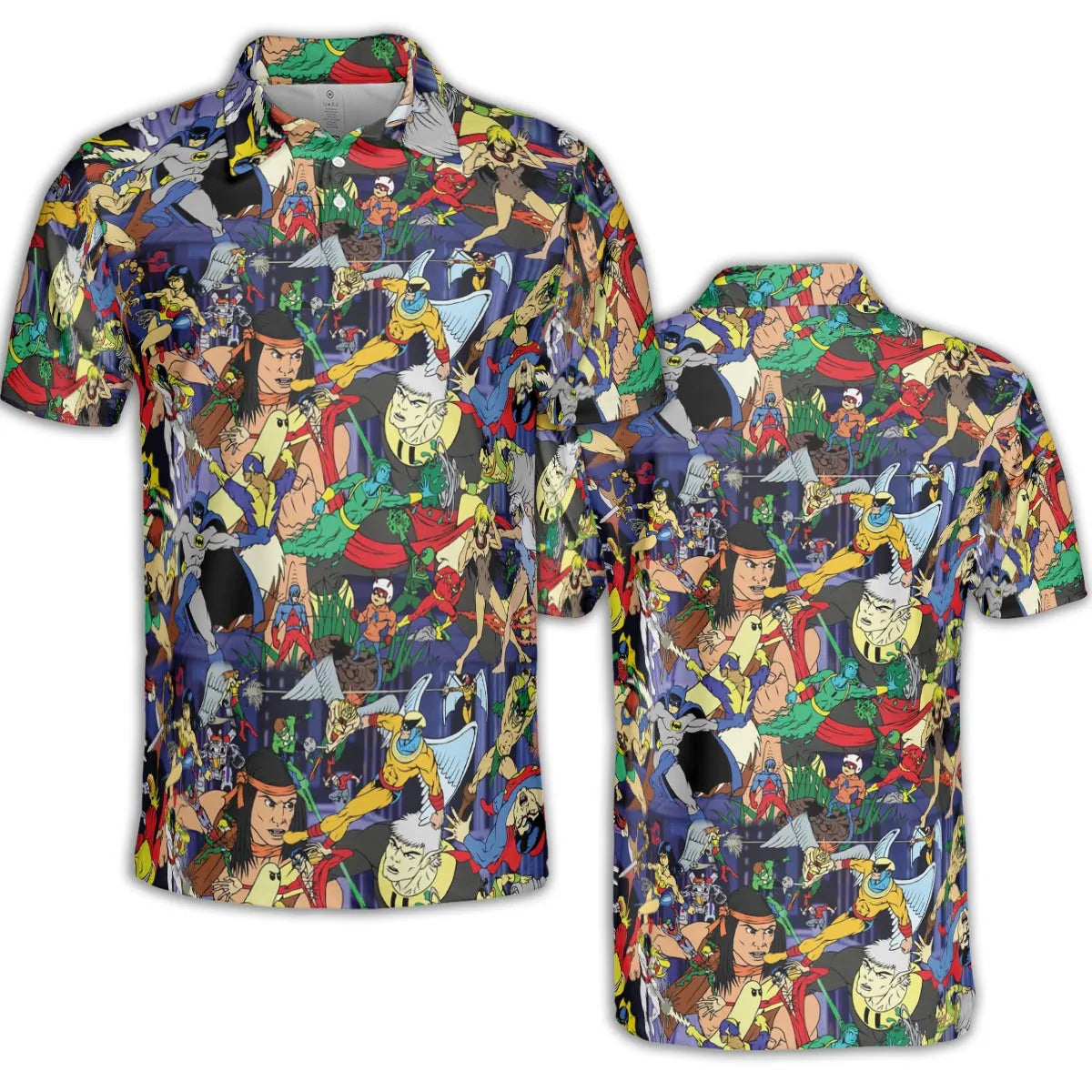 AOP Men/Women Polo Shirt - ZKVF9WRY