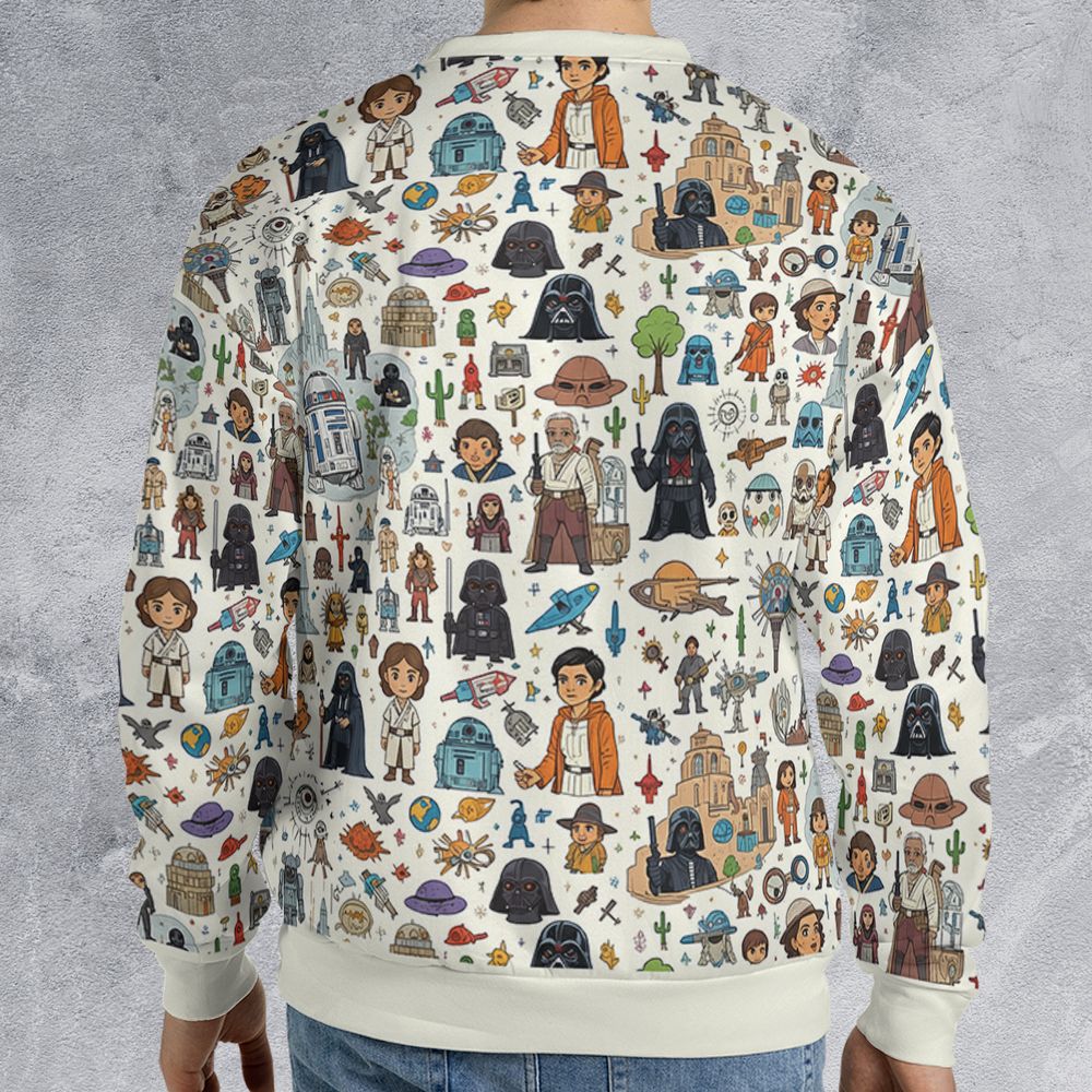 All-over Print Sweatshirt - 2A9VY7XF -  - 2