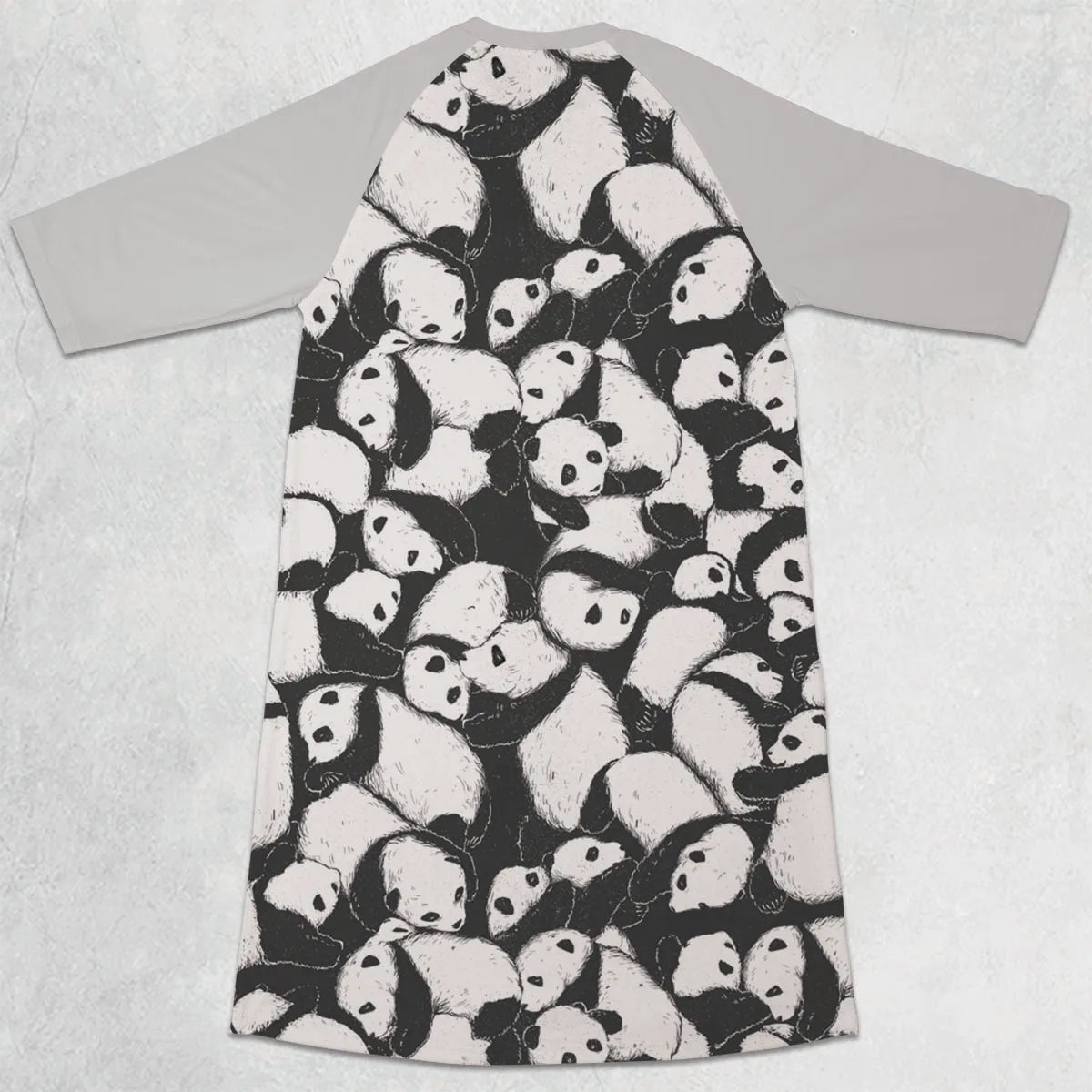 3/4 Sleeve Raglan Dress - Q2M9X1RN