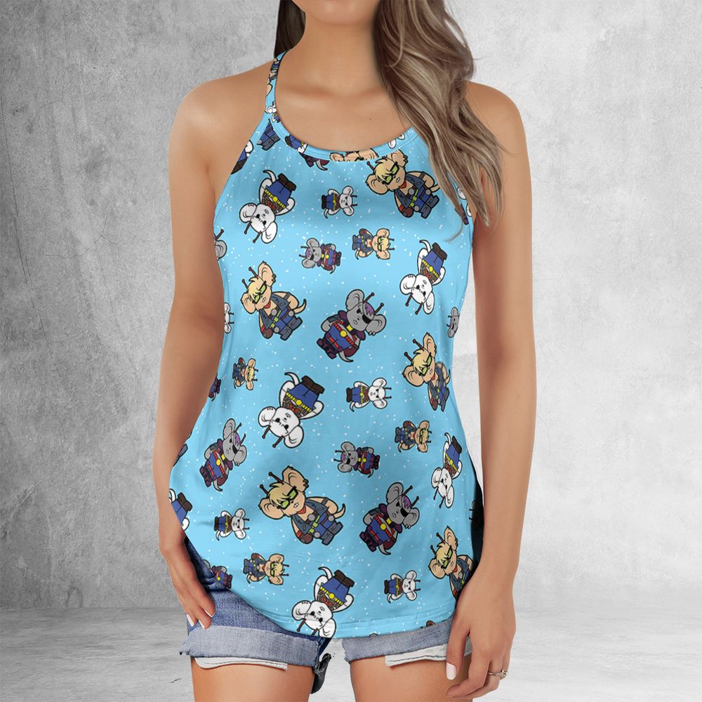 Criss Cross Tank Top - B792KS15 -  - 2