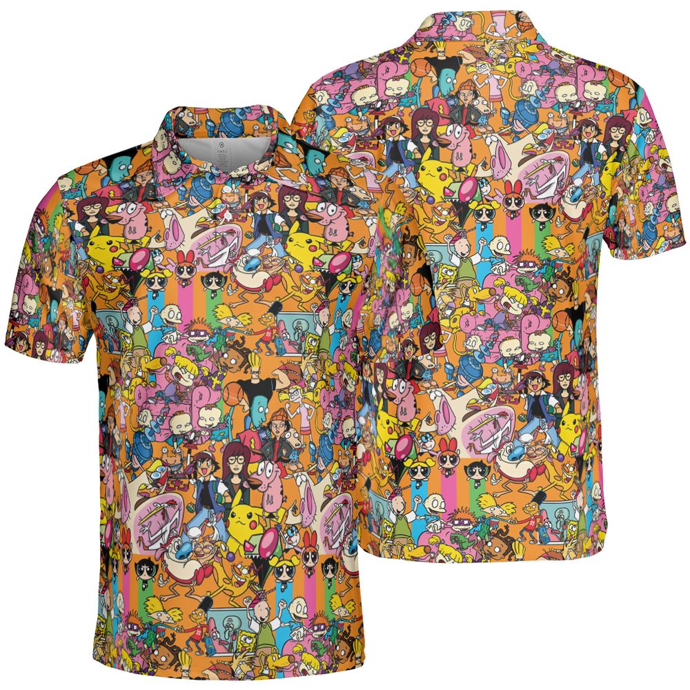 AOP Men/Women Polo Shirt - EAVBNKDD -  - 2