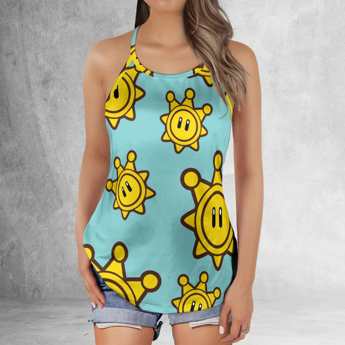 Criss Cross Tank Top - 4CXCH6BX