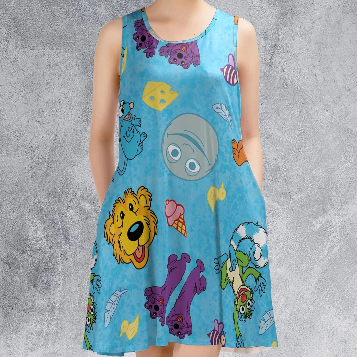 Sleeveless Dress - ZQRBAXMT