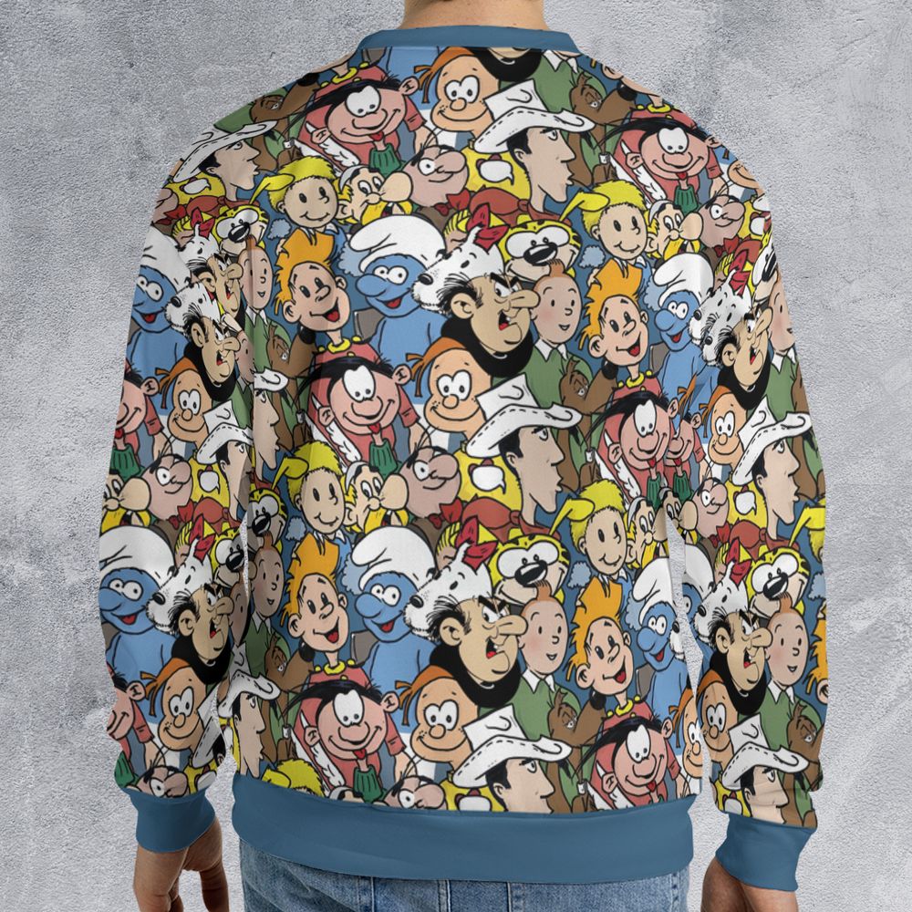 All-over Print Sweatshirt - UKZRX41T -  - 2