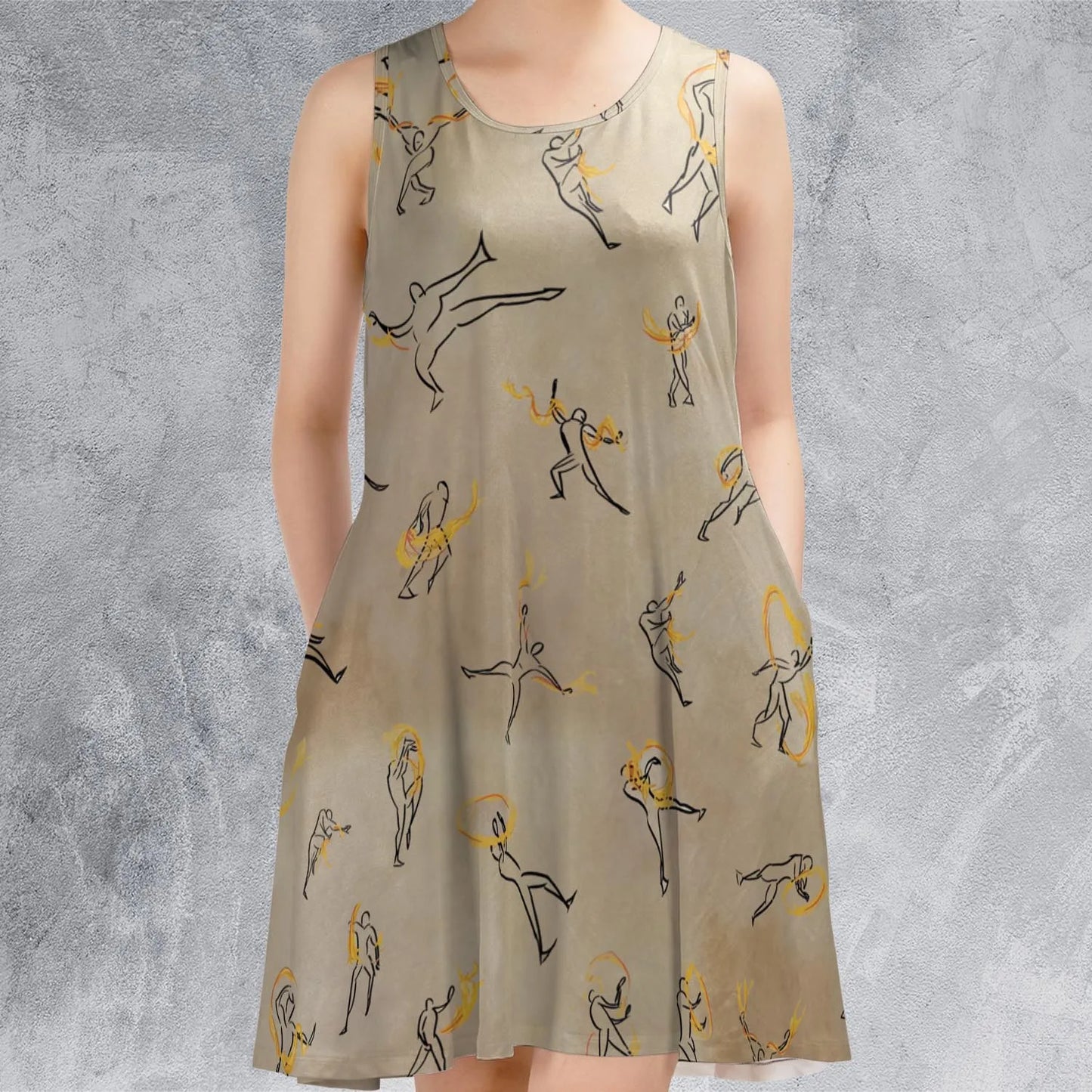 Sleeveless Dress - EA1L67BC