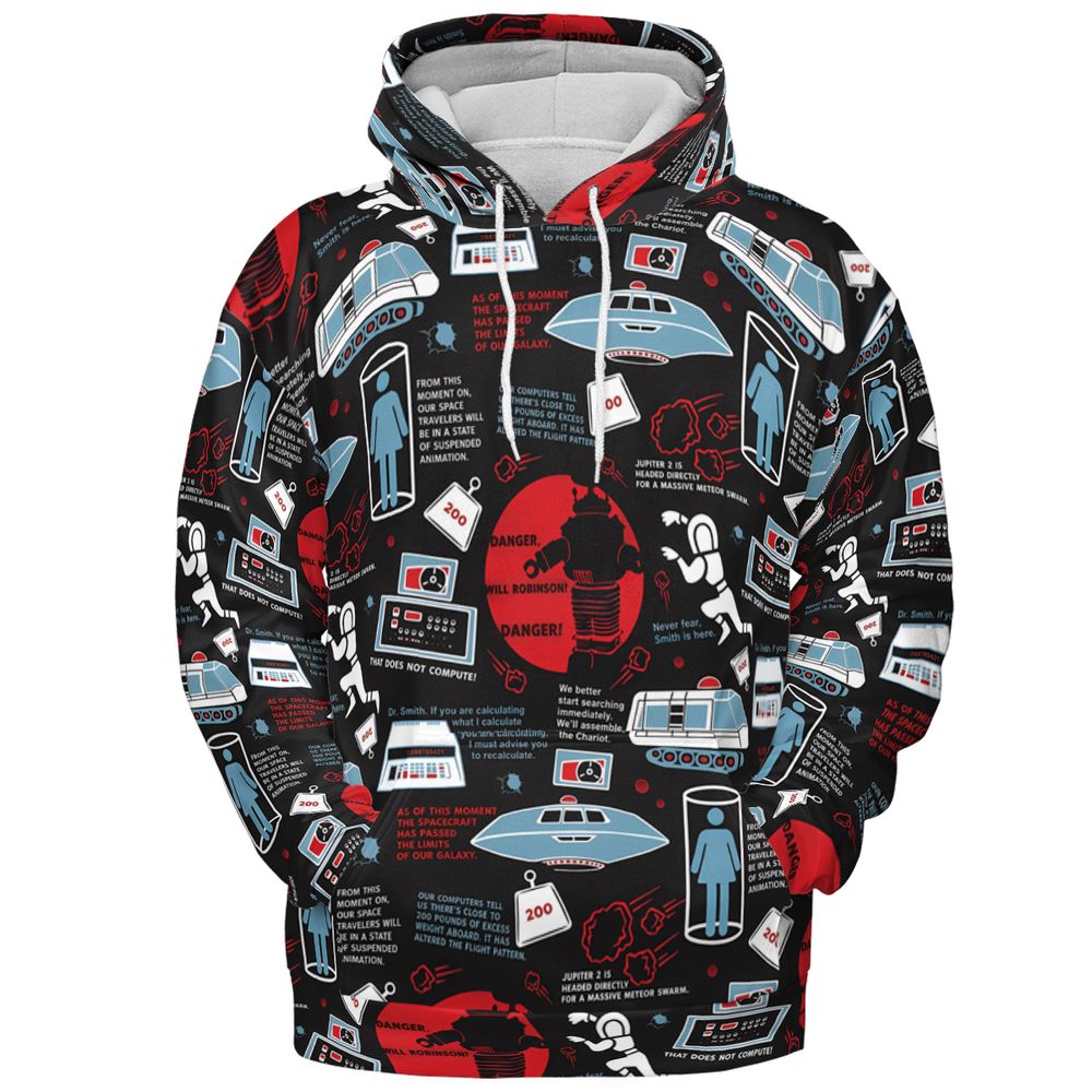 All-over Print Hoodie - FGTJFGXV -  - 2