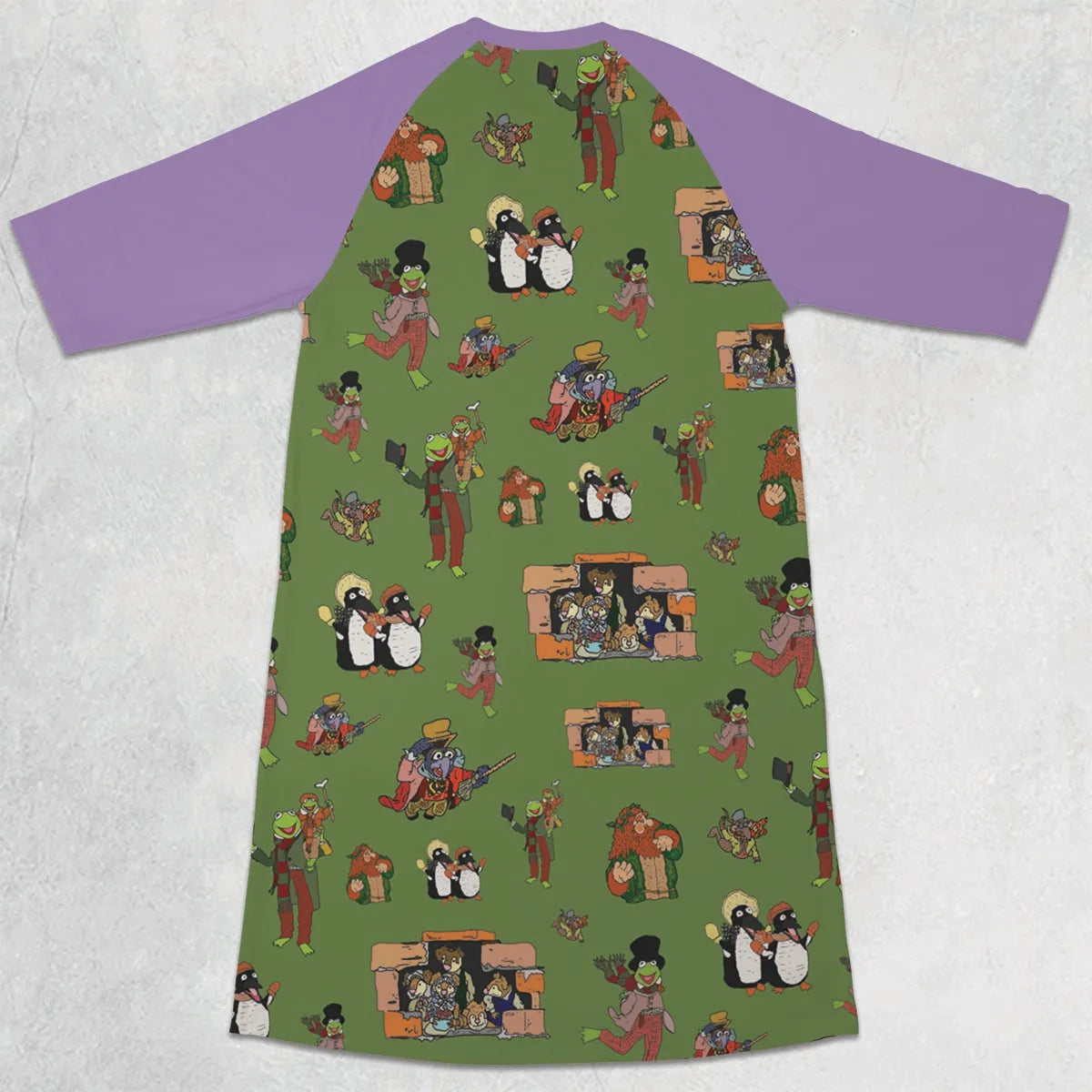3/4 Sleeve Raglan Dress - 4CCGLJ3K