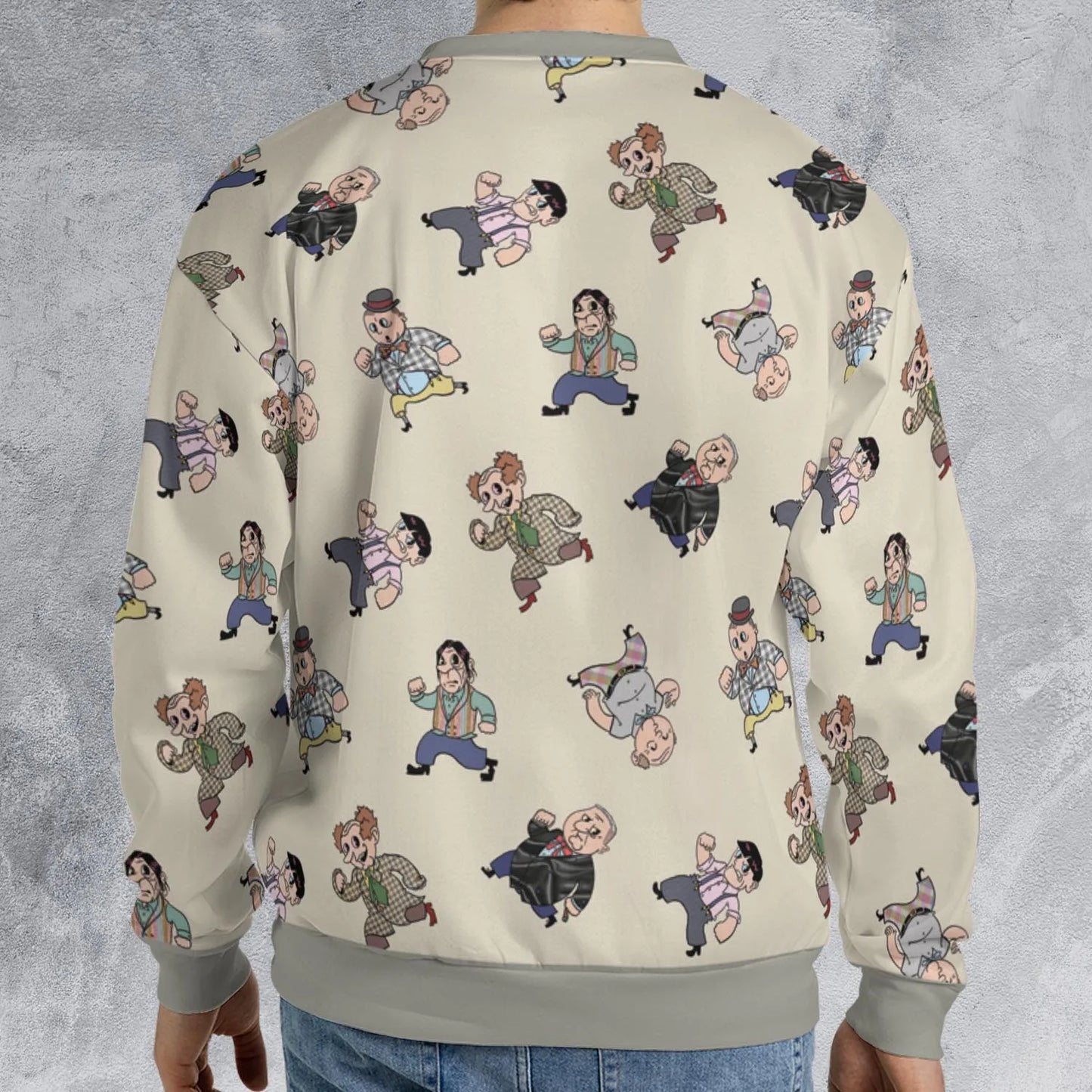 All-over Print Sweatshirt - SPKB6N6Y