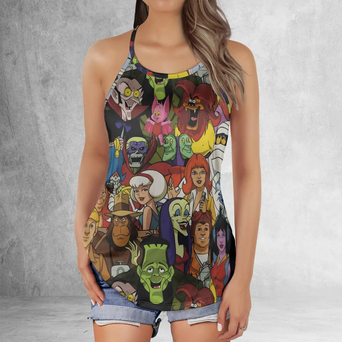 Criss Cross Tank Top - WQ19ASL8