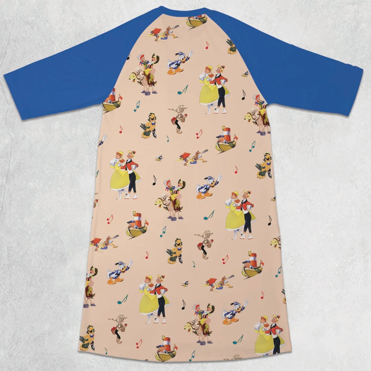 3/4 Sleeve Raglan Dress - DVTDXESD