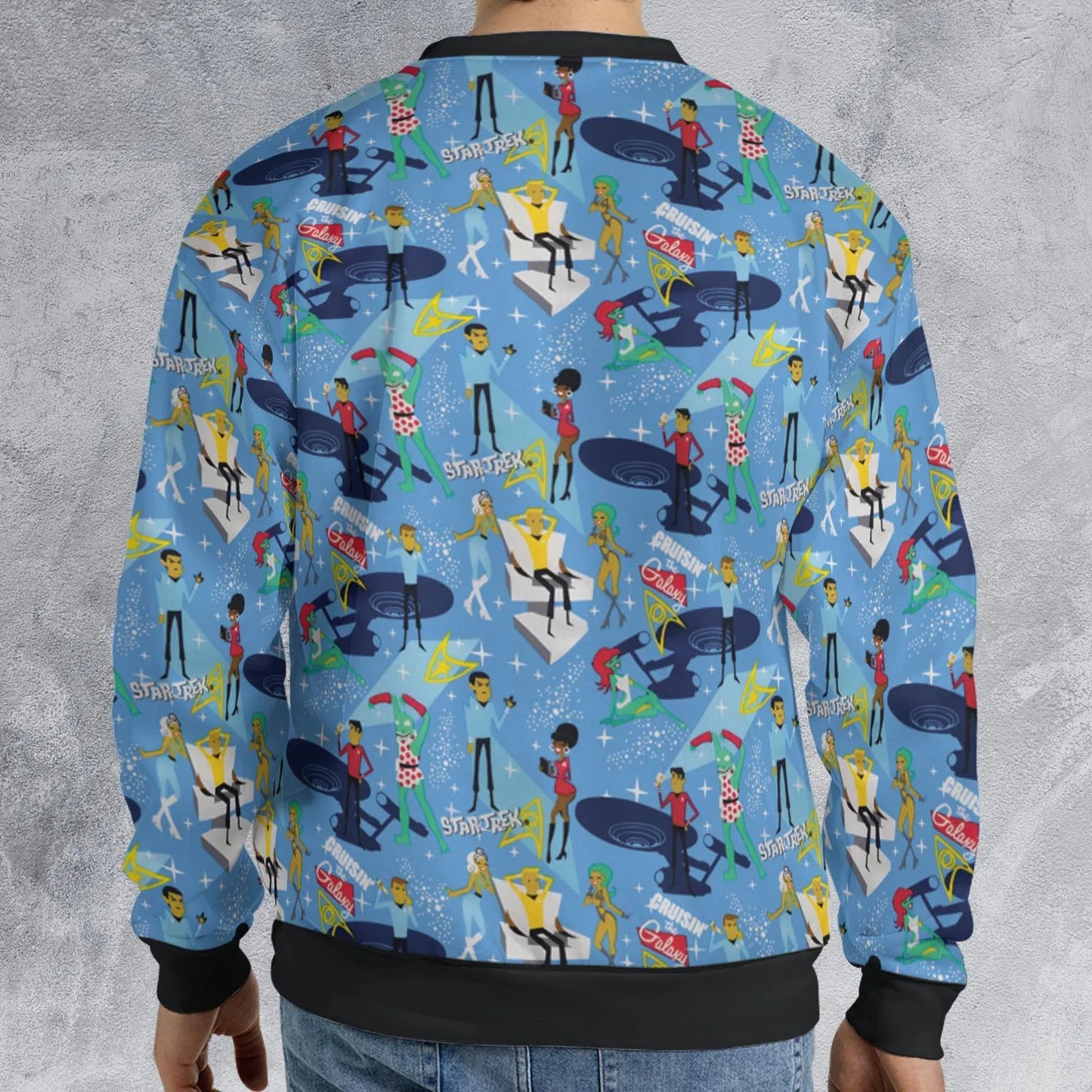 All-over Print Sweatshirt - 7U9ESKZC