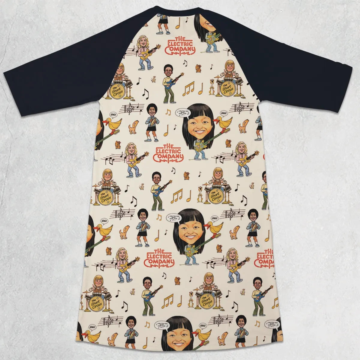 3/4 Sleeve Raglan Dress - 8MSUAFZY