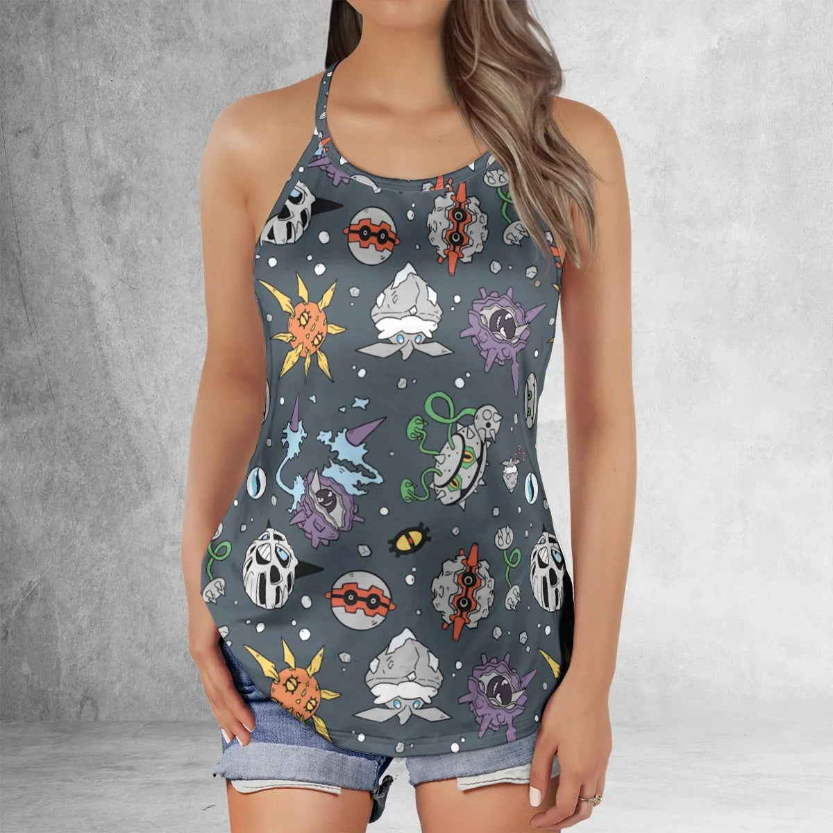 Criss Cross Tank Top - 4XCLWEX7