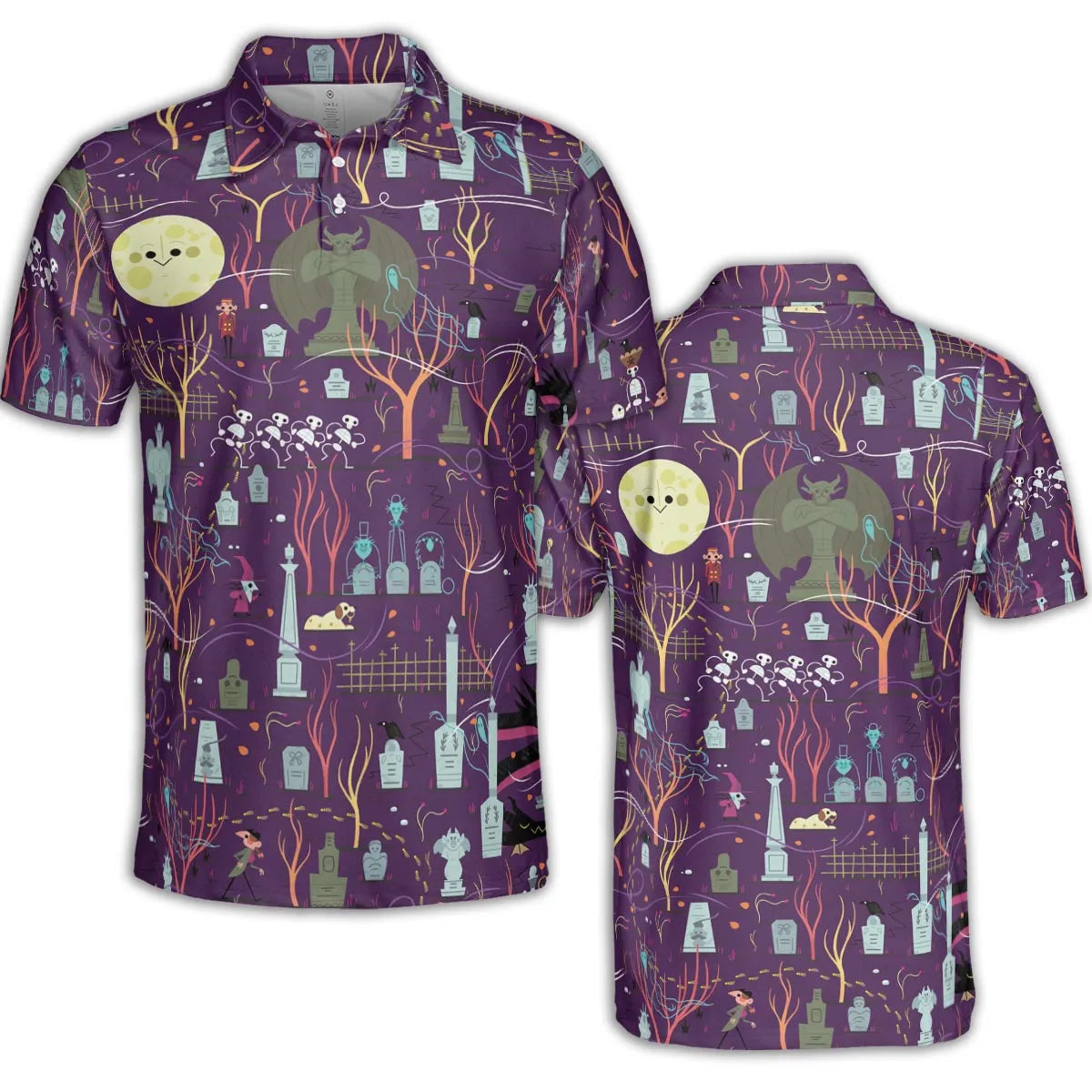 AOP Men/Women Polo Shirt - 55NTWV4F