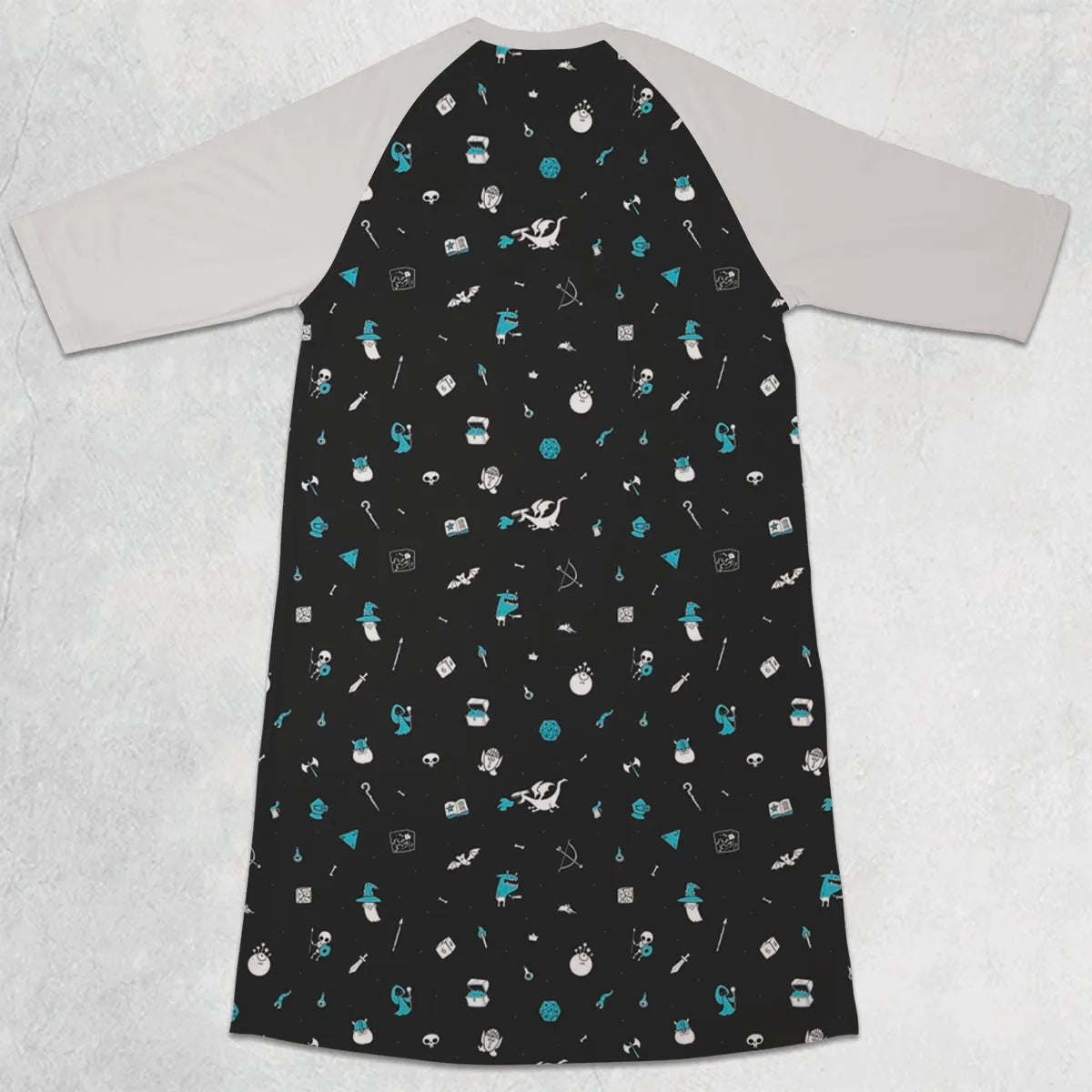 3/4 Sleeve Raglan Dress - U1GA8ZU4