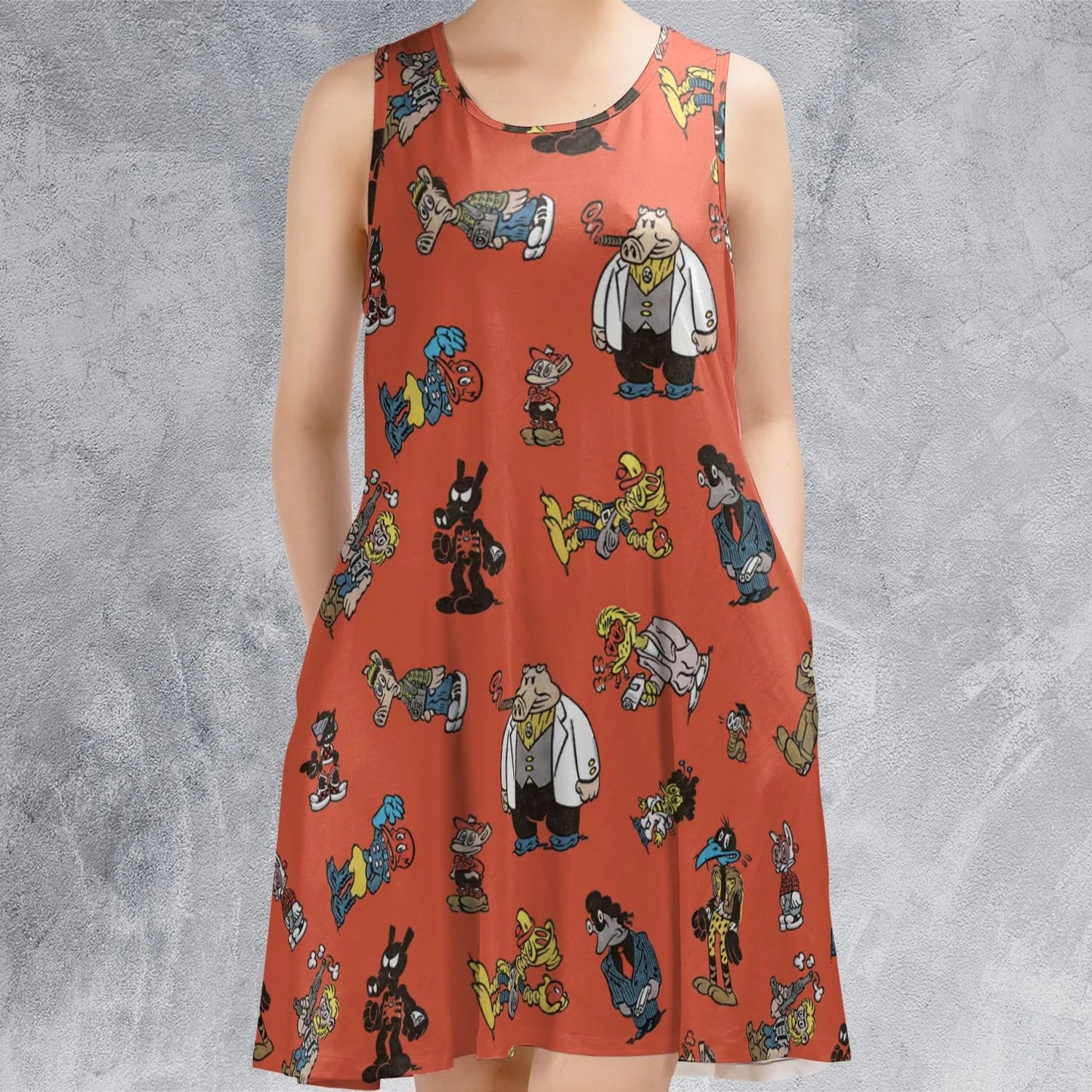 Sleeveless Dress - 2KU1JD4L