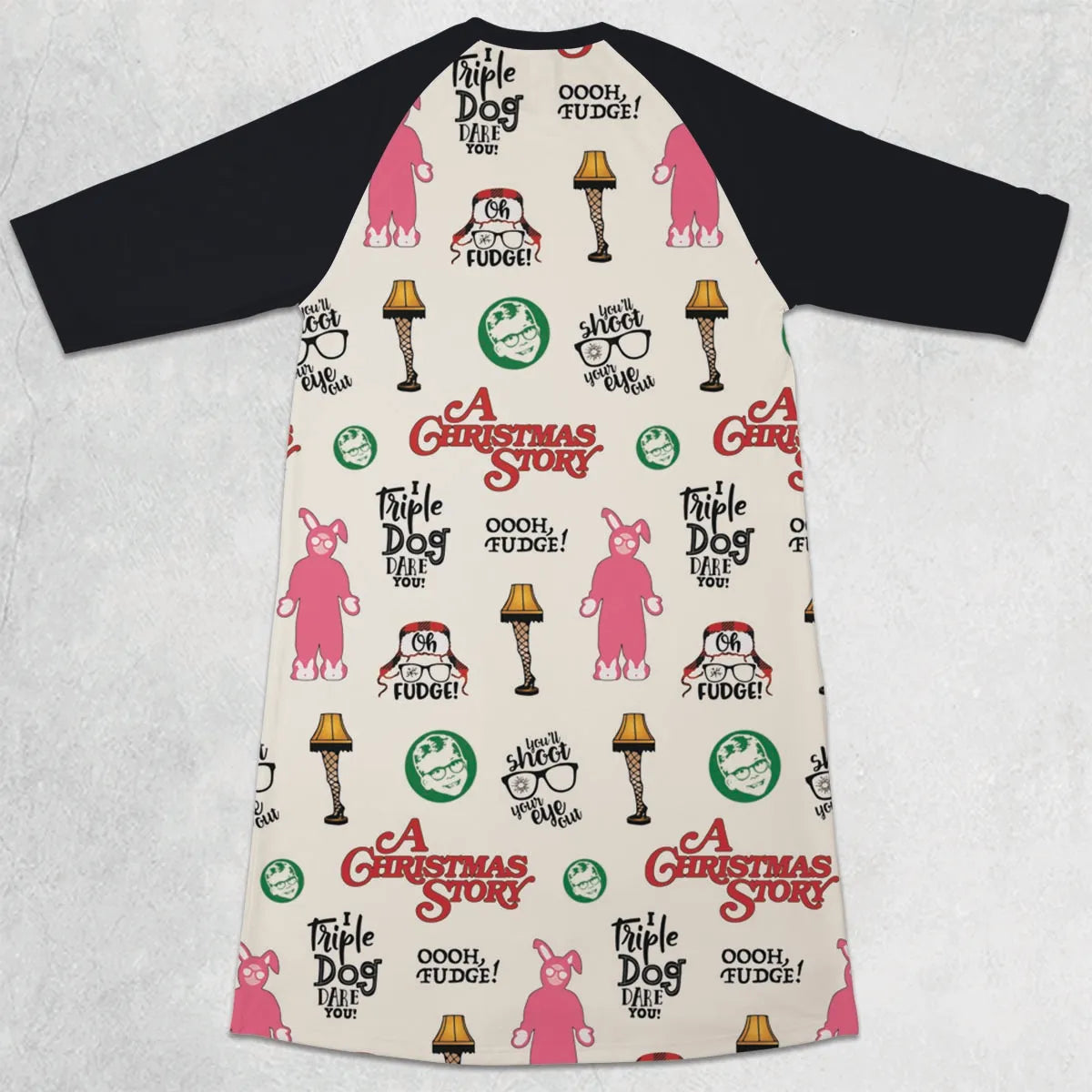 3/4 Sleeve Raglan Dress - BFSEWXB9