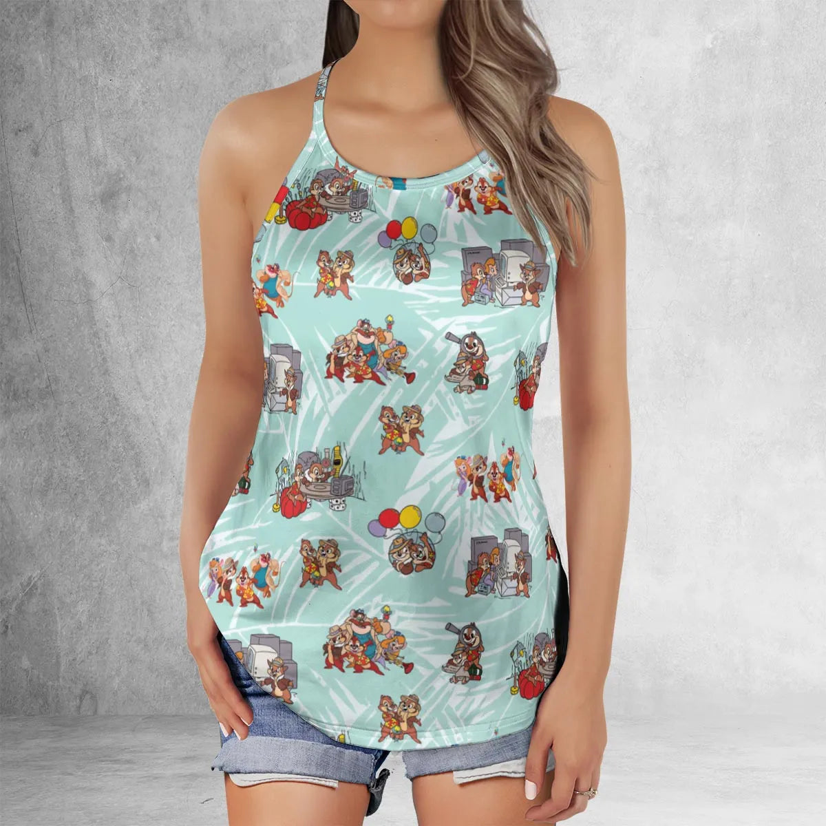 Criss Cross Tank Top - D5TBZAMM