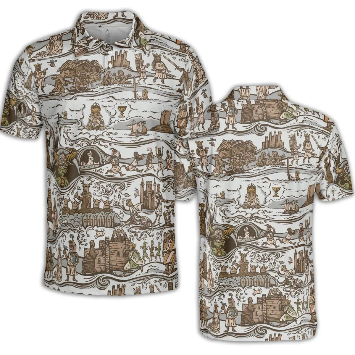 AOP Men/Women Polo Shirt - 8A6DJHJ3