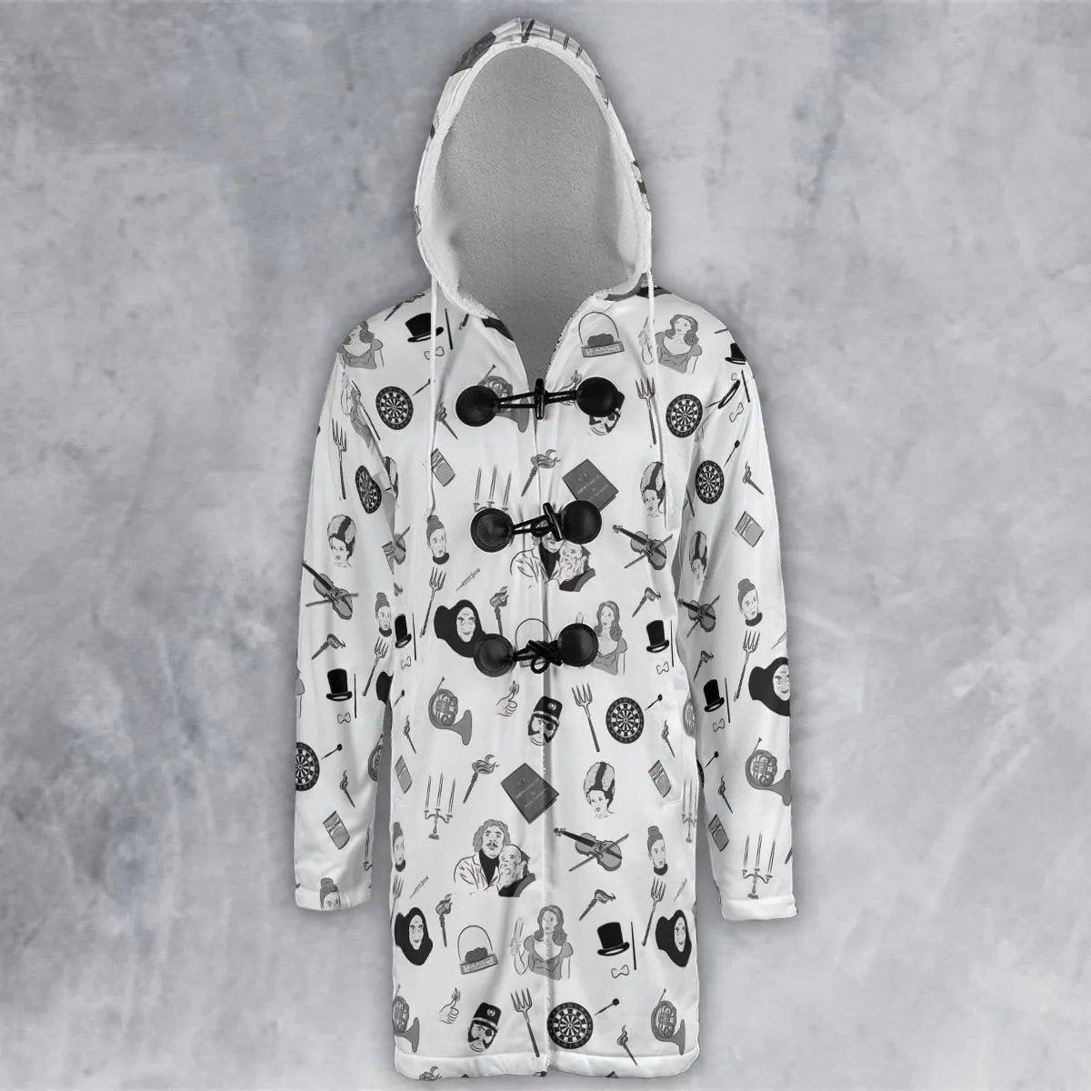 Hooded Cloak Coat - EC78U86M