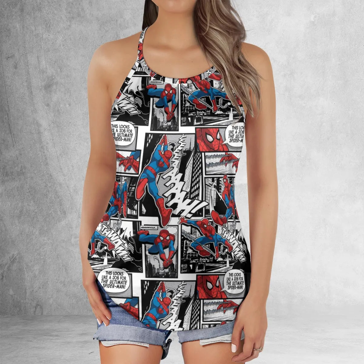 Criss Cross Tank Top - 6WRF4MPQ