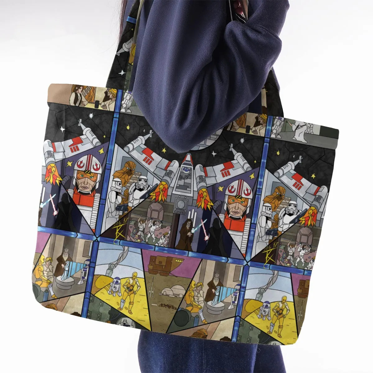 Large Tote Bag - KWMVSQBA
