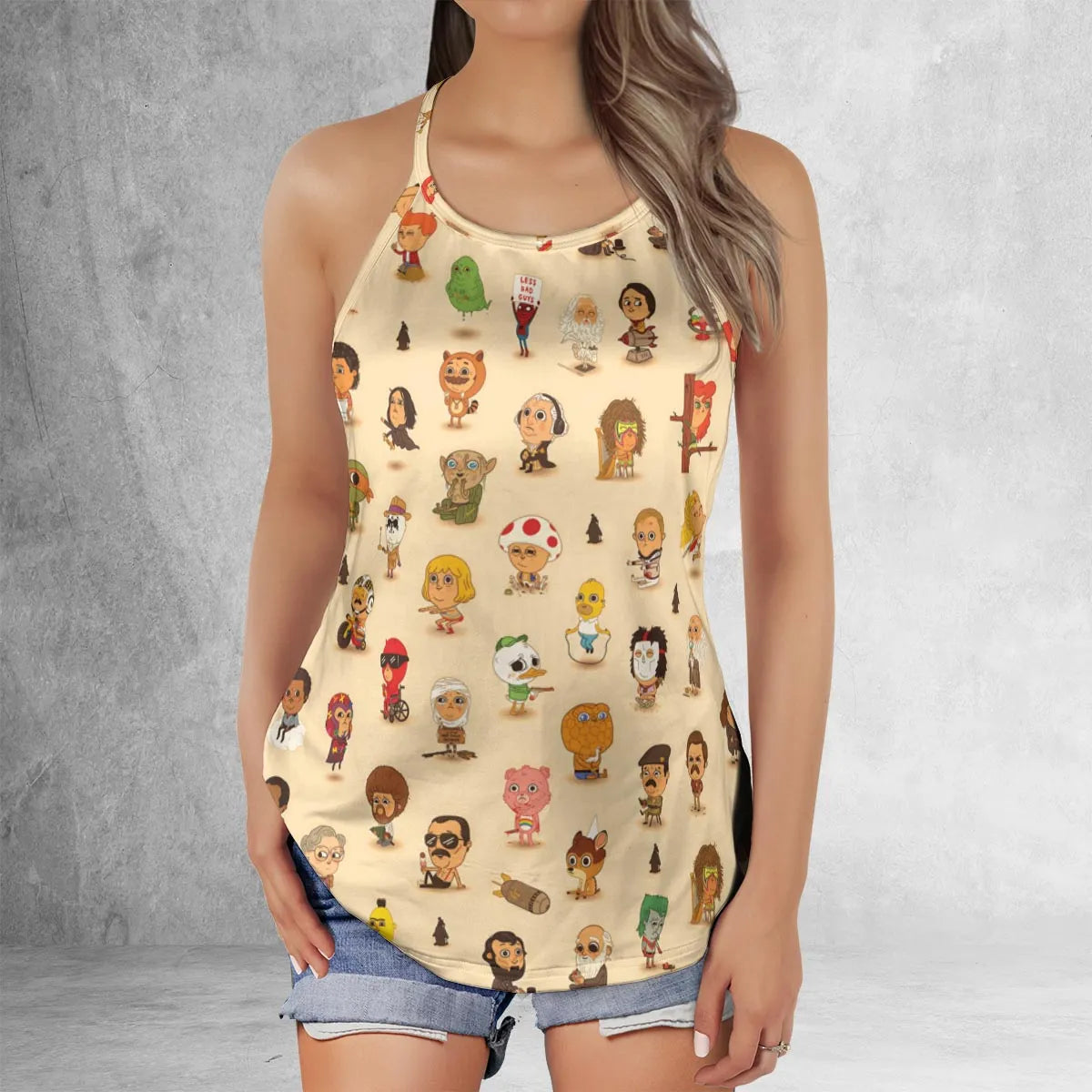 Criss Cross Tank Top - NHZW5CQR