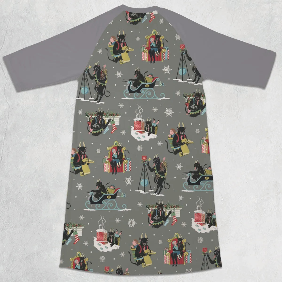 3/4 Sleeve Raglan Dress - BLCL472S