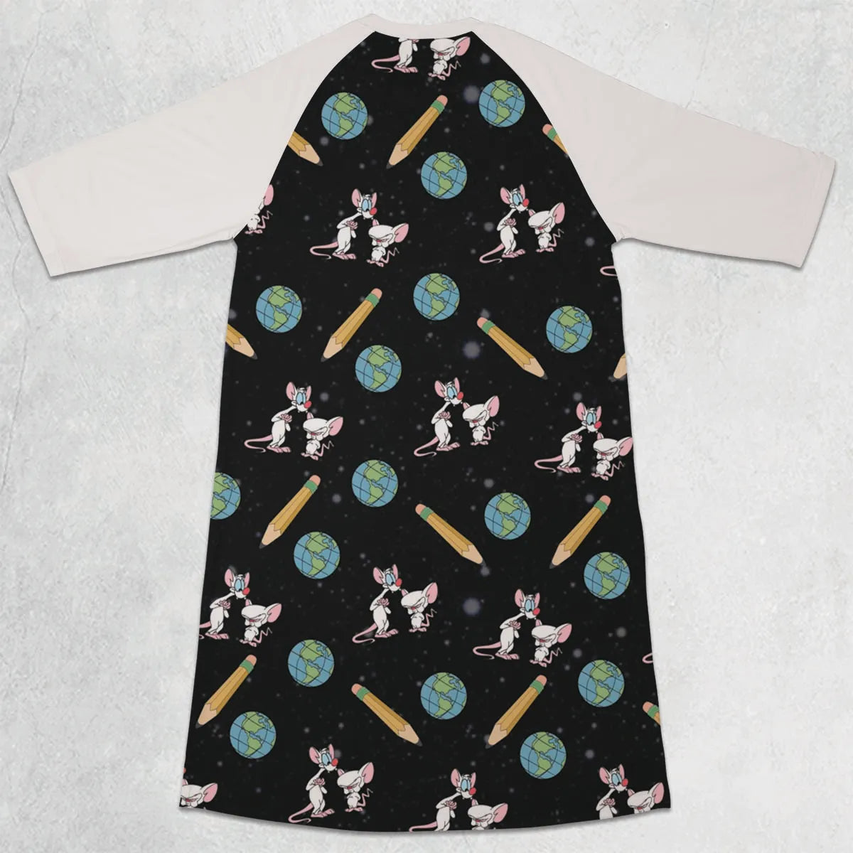 3/4 Sleeve Raglan Dress - J3WU3TCL