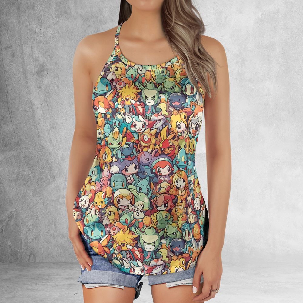 Criss Cross Tank Top - 3V27D726 -  - 2