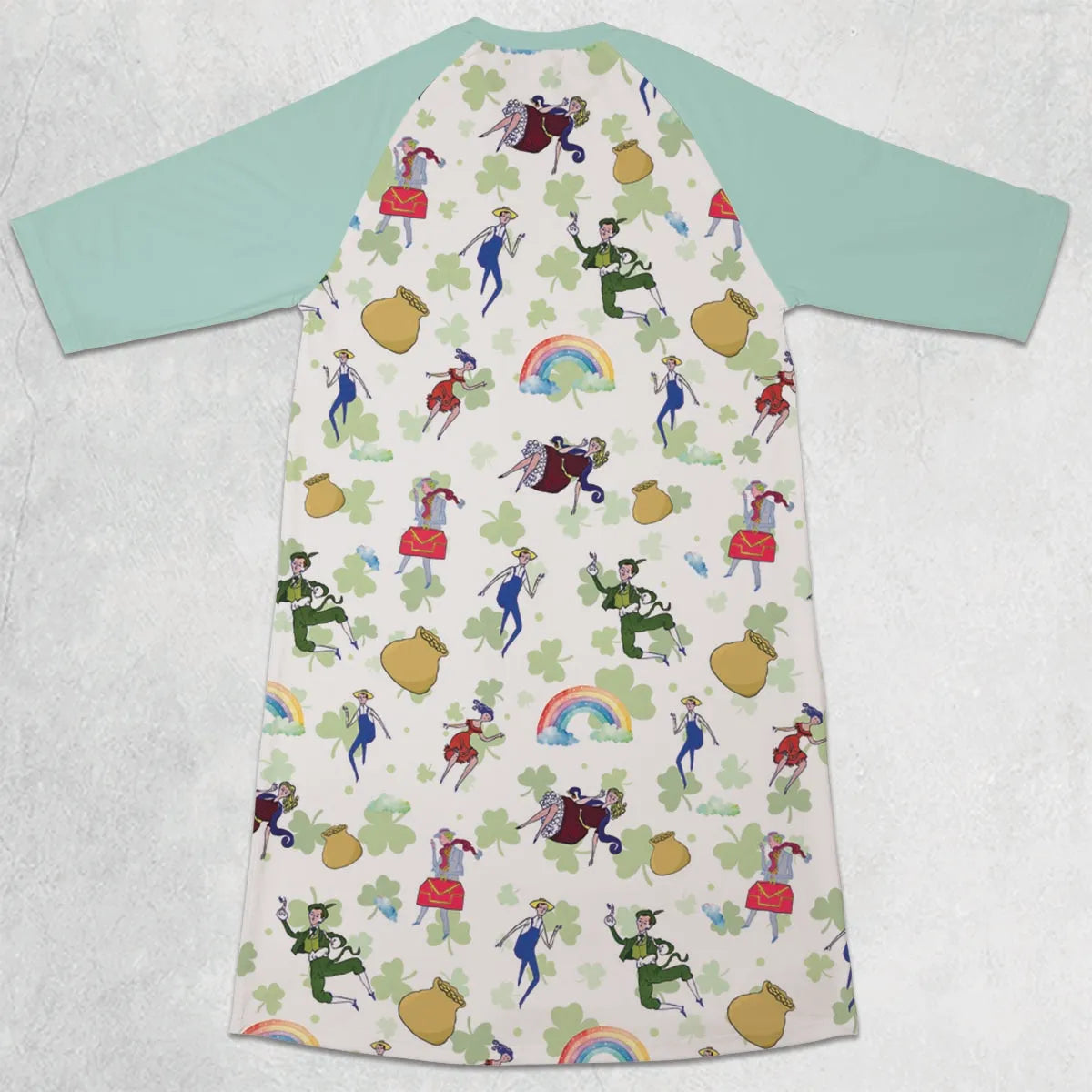3/4 Sleeve Raglan Dress - G9N1T2N6