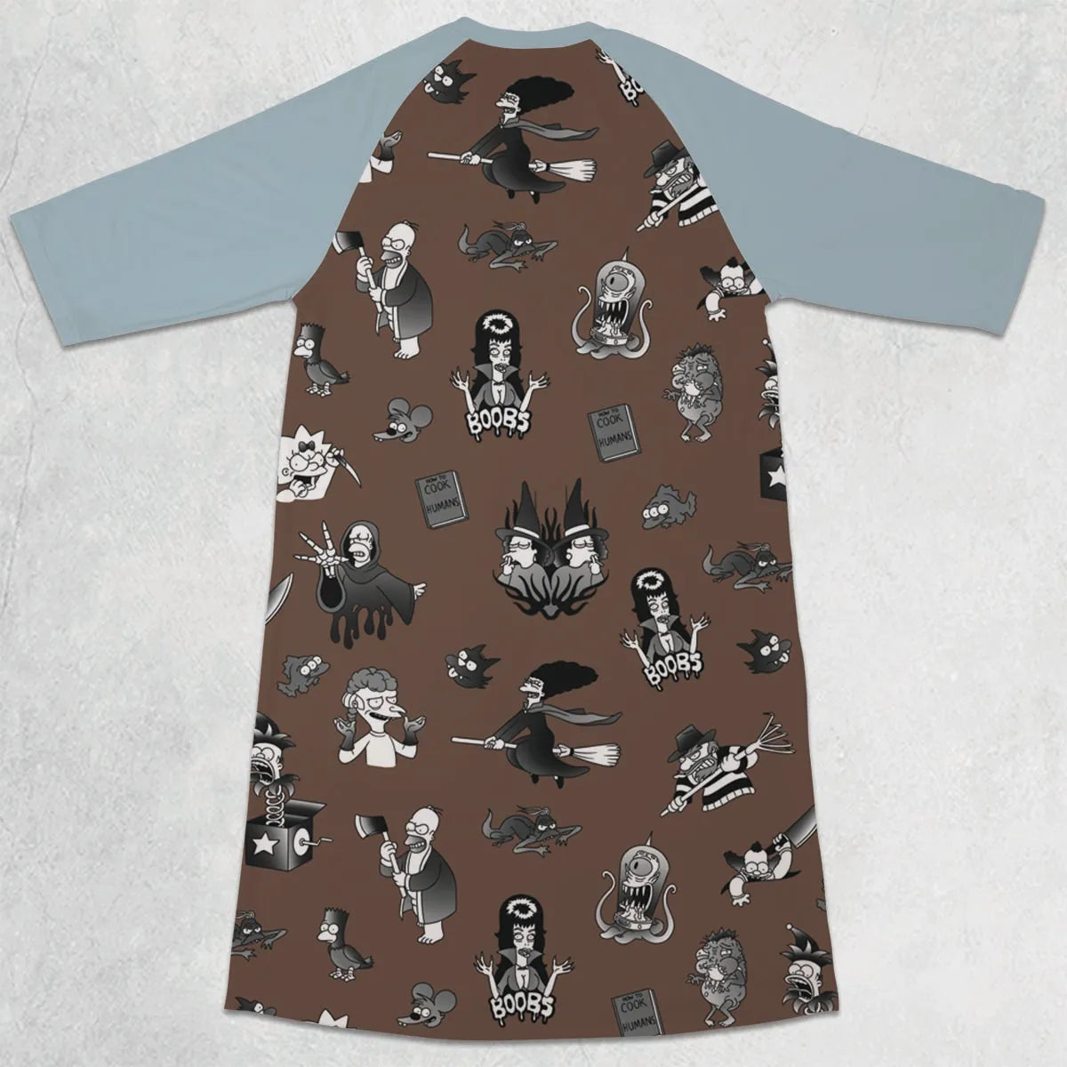 3/4 Sleeve Raglan Dress - X6Z79BCC
