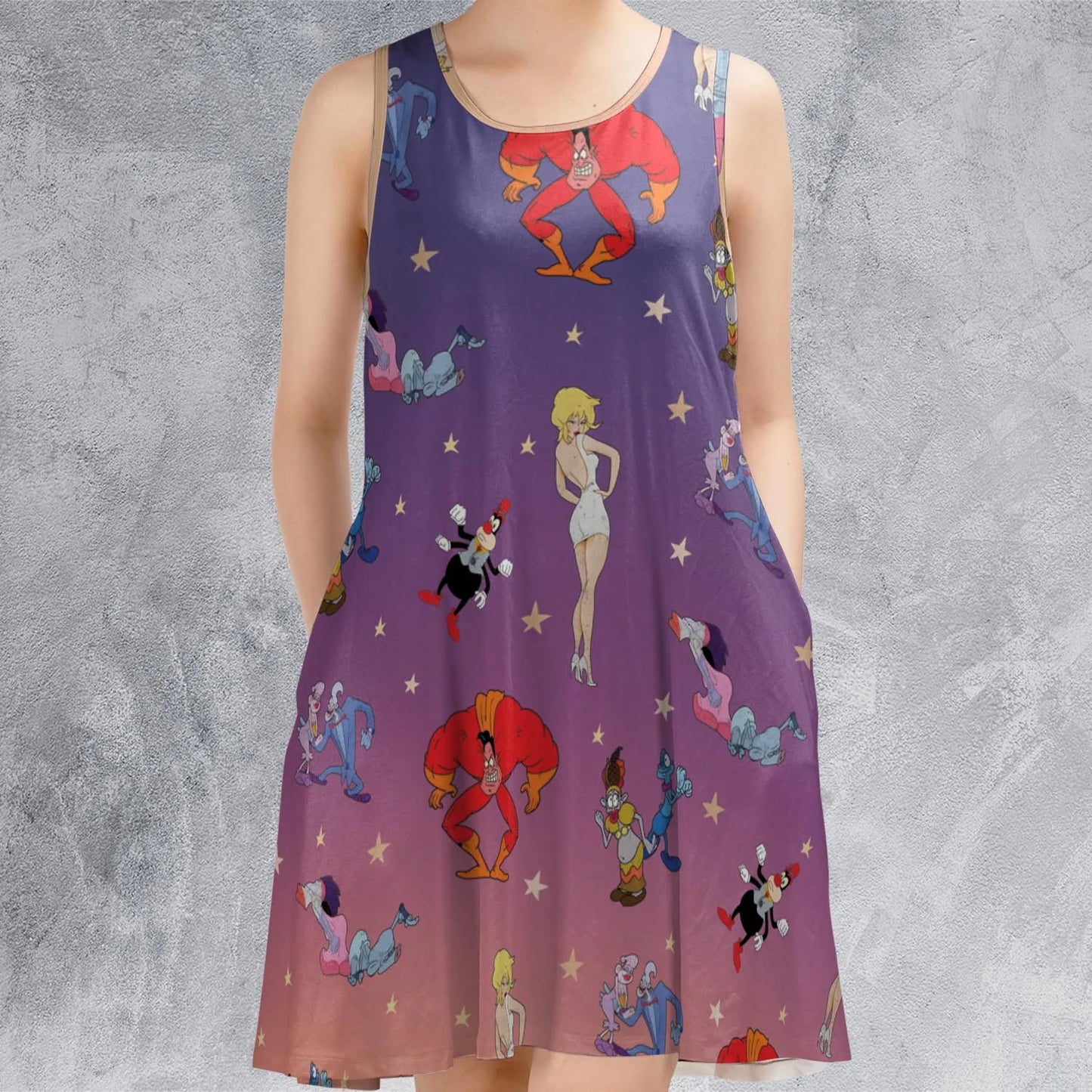 Sleeveless Dress - G6D88R9T