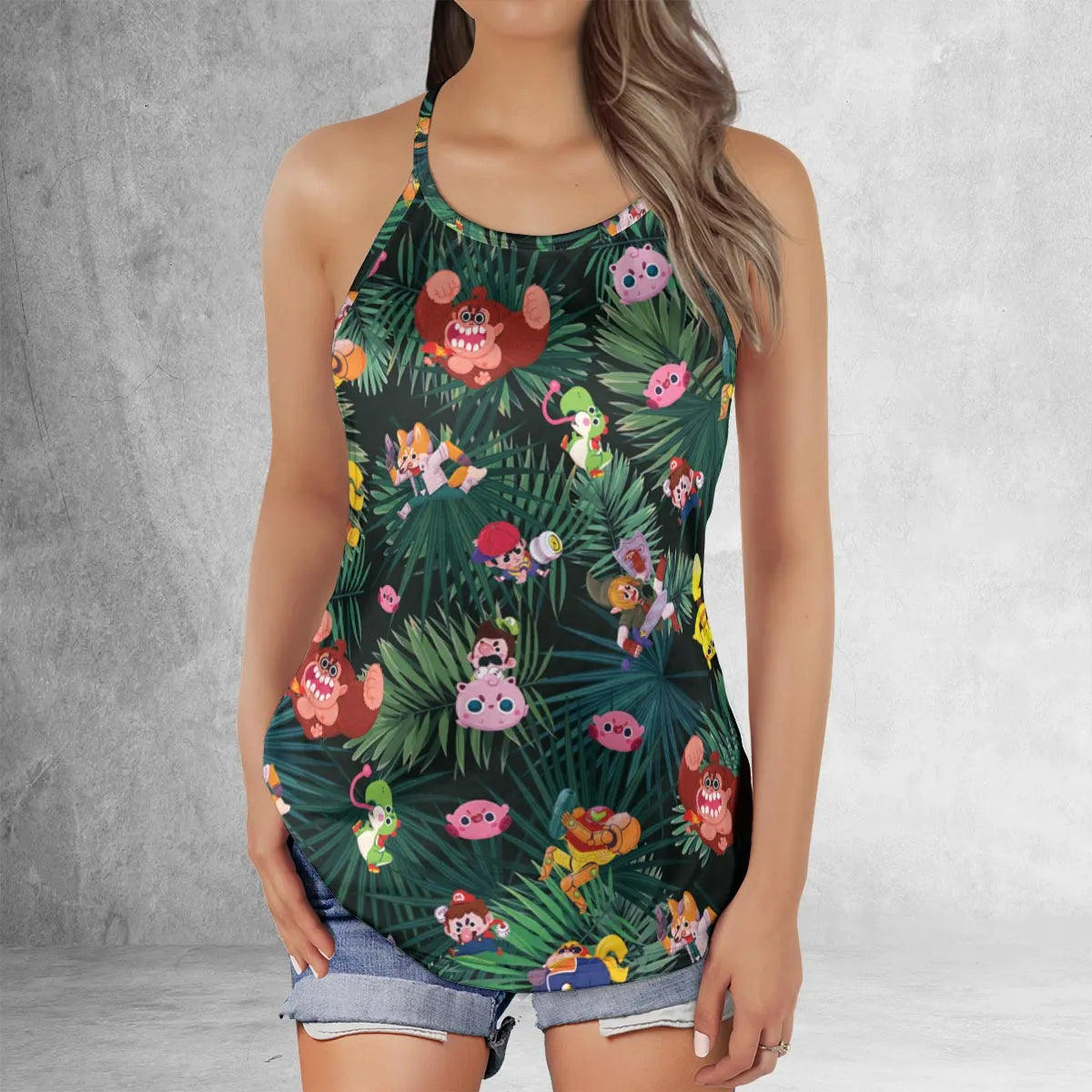 Criss Cross Tank Top - A18SNAV3