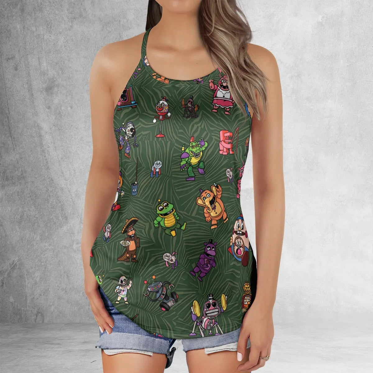 Criss Cross Tank Top - SX4GEQDR