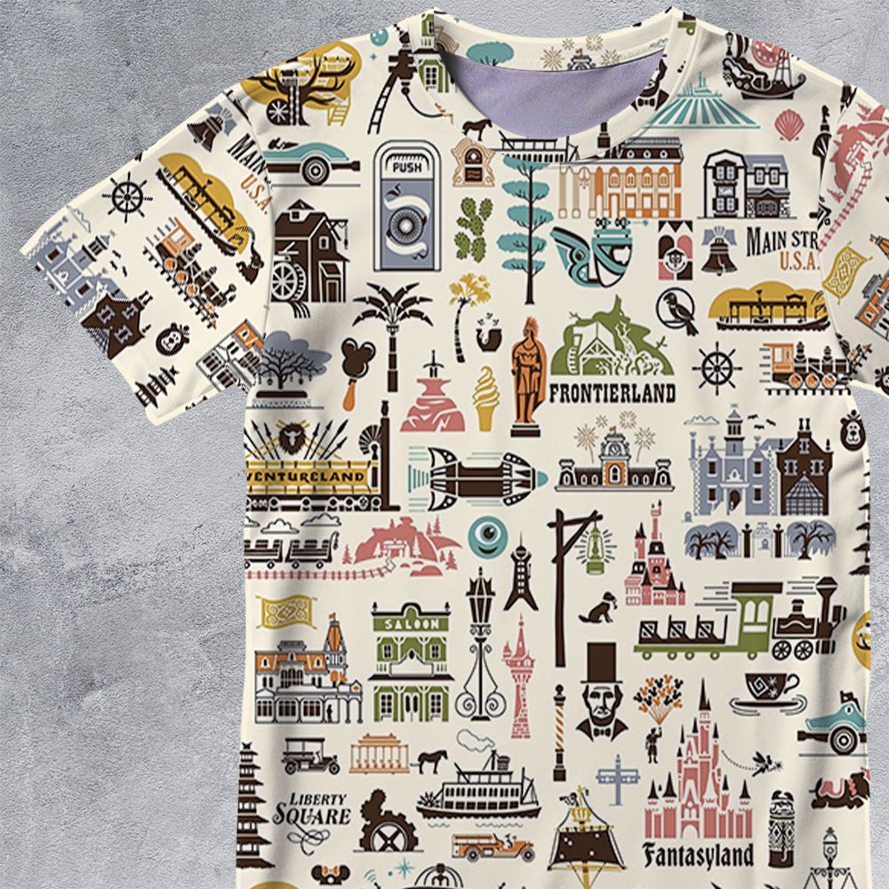 All-Over Print Unisex T-Shirt - HGA43PHG -  - 2