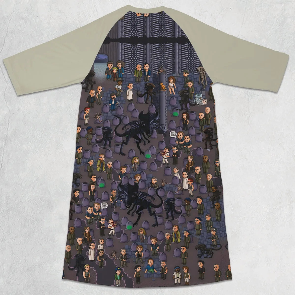 3/4 Sleeve Raglan Dress - F6JQYCJS