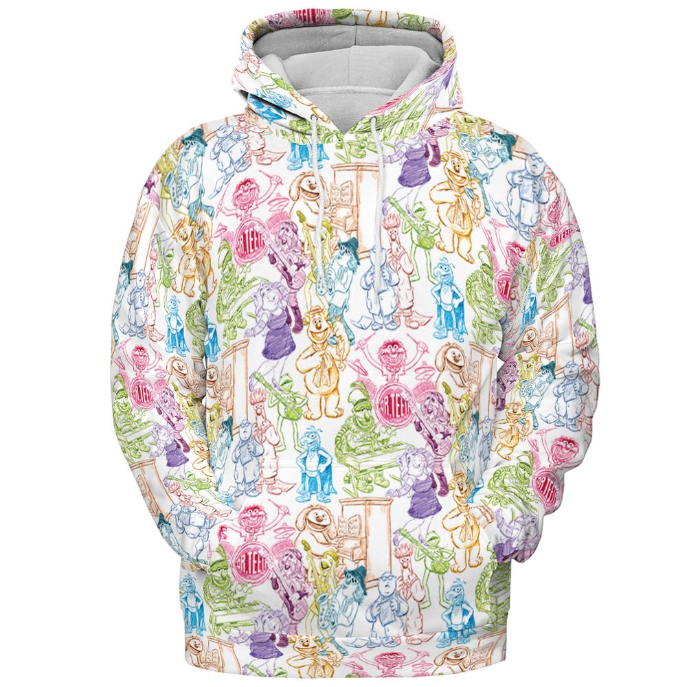 All-over Print Hoodie - 9TE8F98J -  - 2