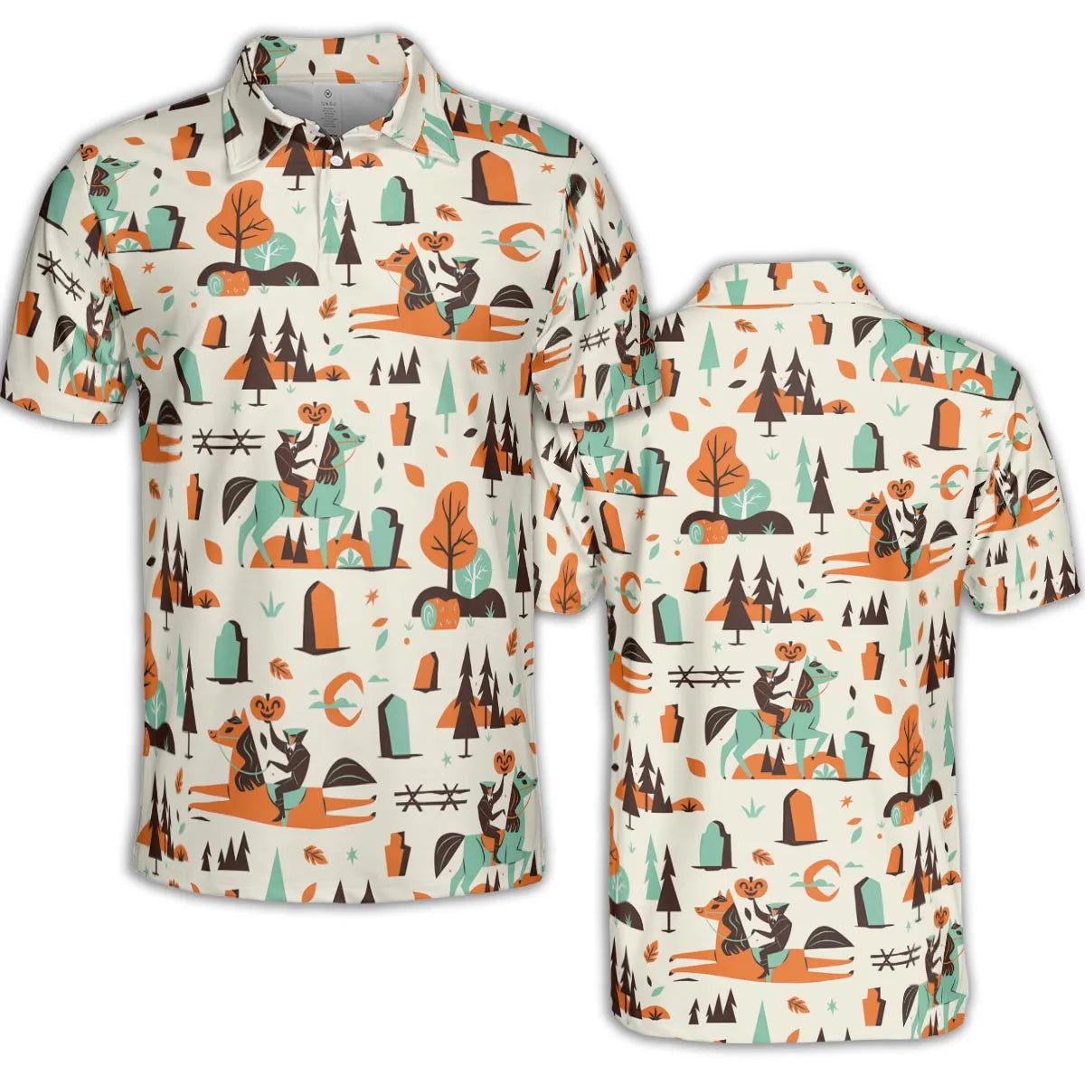AOP Men/Women Polo Shirt - WXD4YZXK