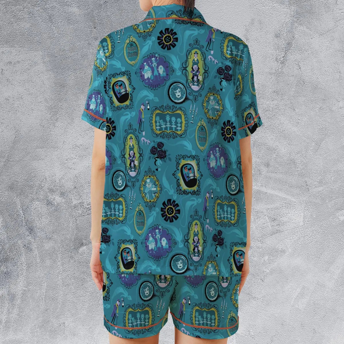 Satin Short-Sleeve Pajamas Set - R7A88M7L