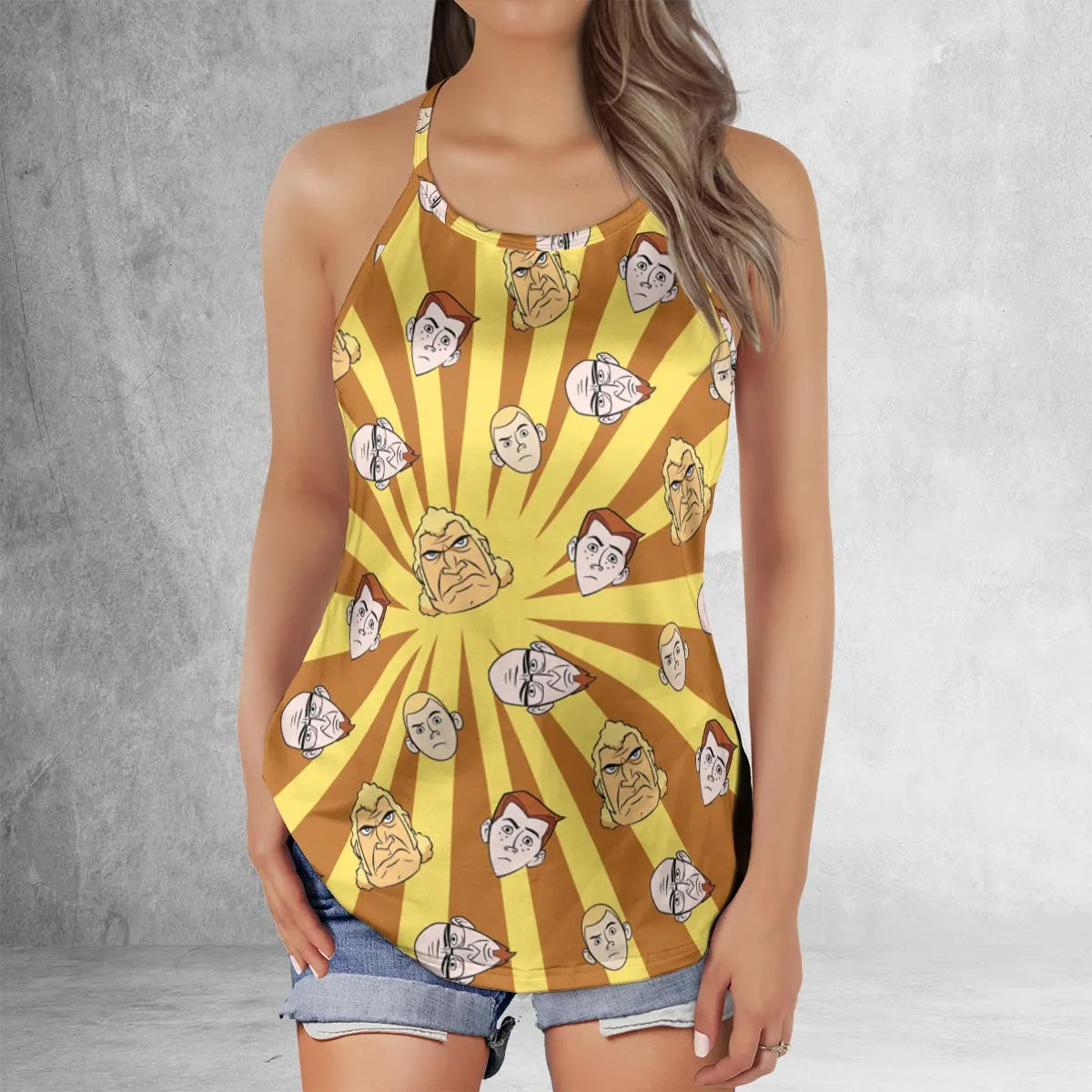 Criss Cross Tank Top - R154M824
