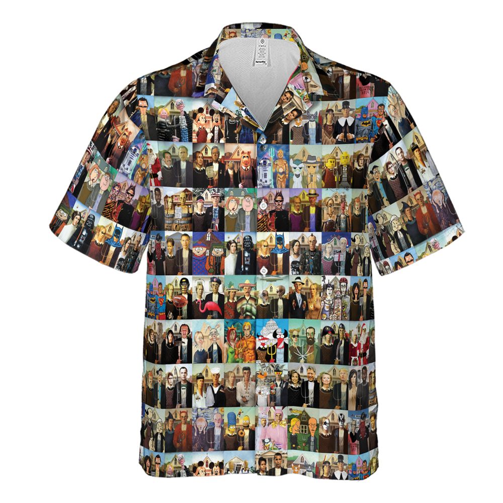 Hawaiian Shirt - NTLN244R -  - 2
