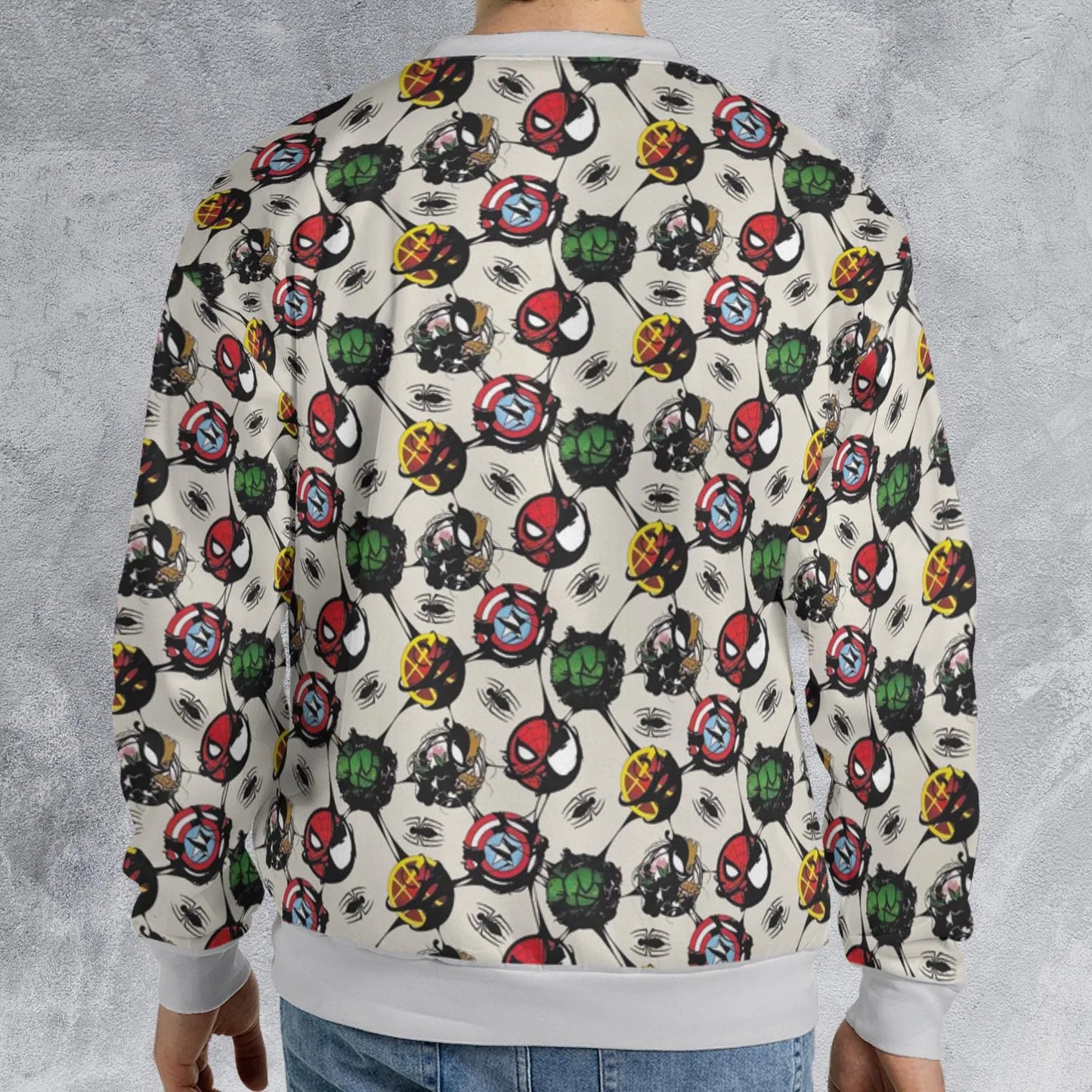 All-over Print Sweatshirt - LBG6RNUM