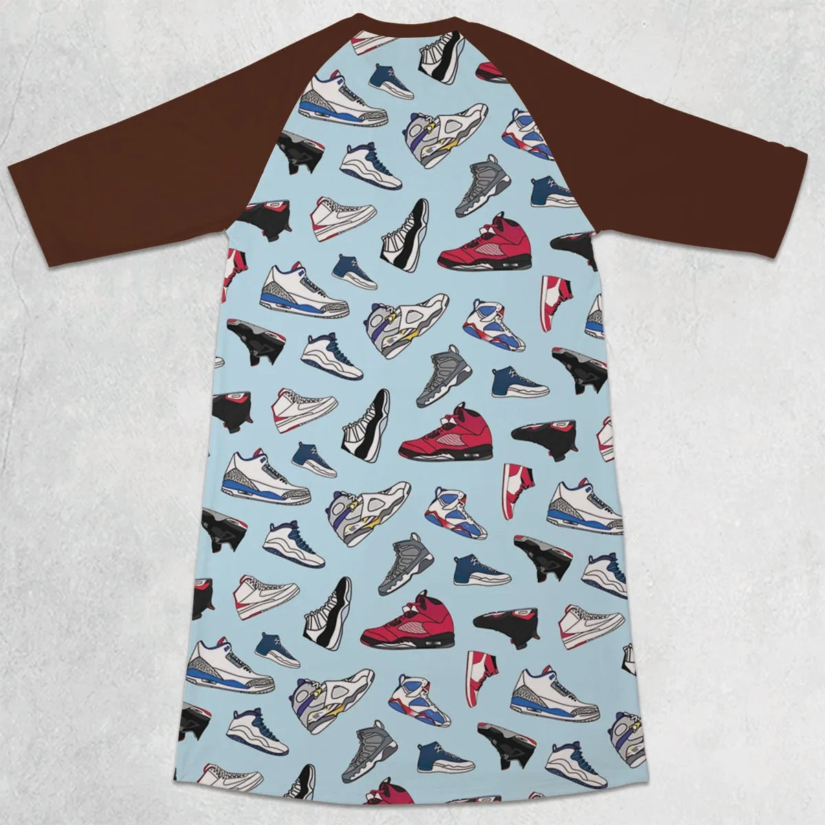 3/4 Sleeve Raglan Dress - YHRBVDWH