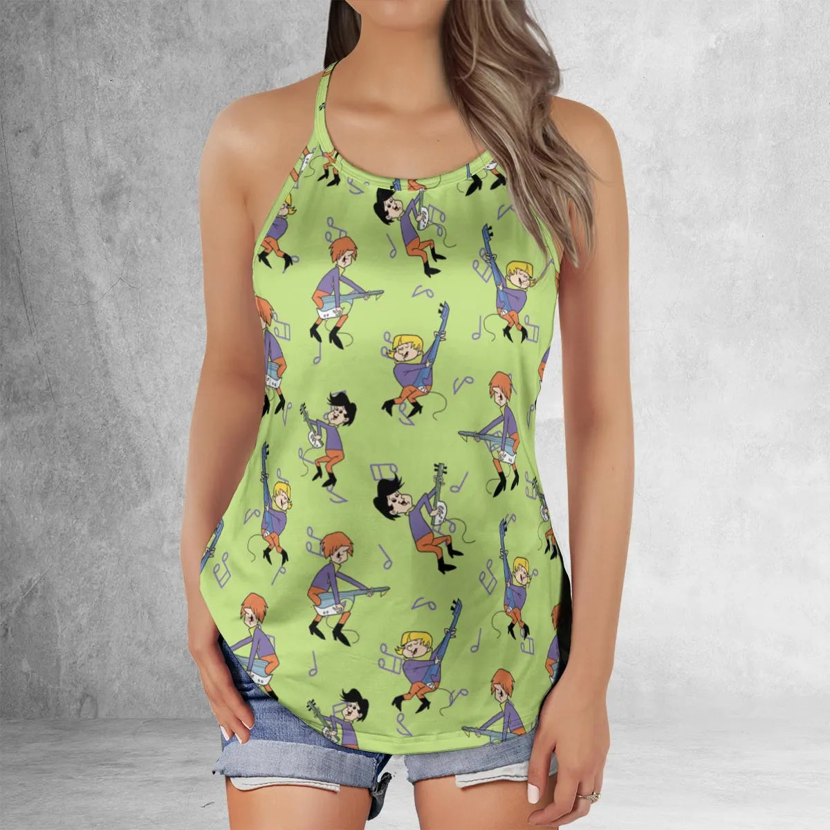 Criss Cross Tank Top - J77X8B1E