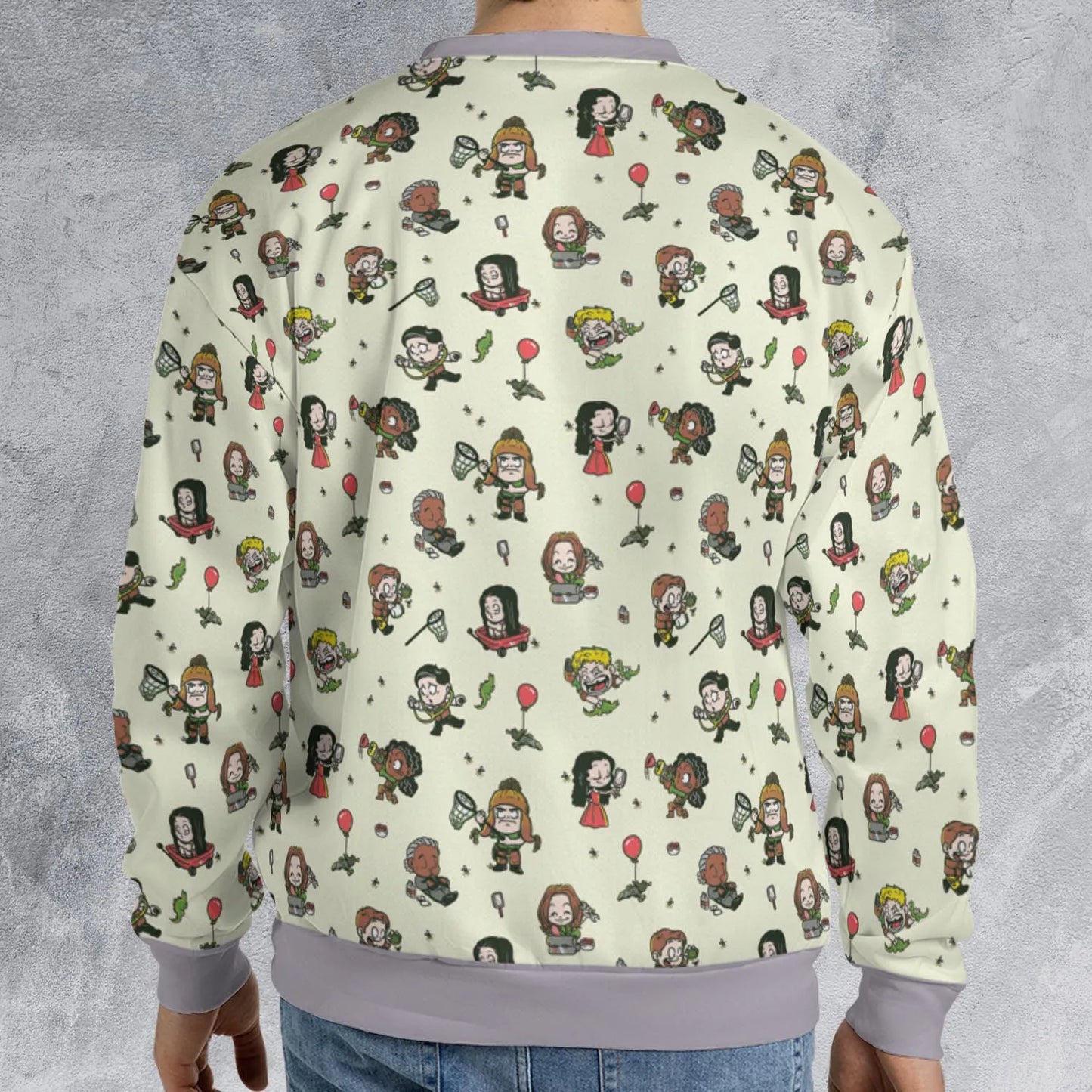 All-over Print Sweatshirt - L8CG38A6