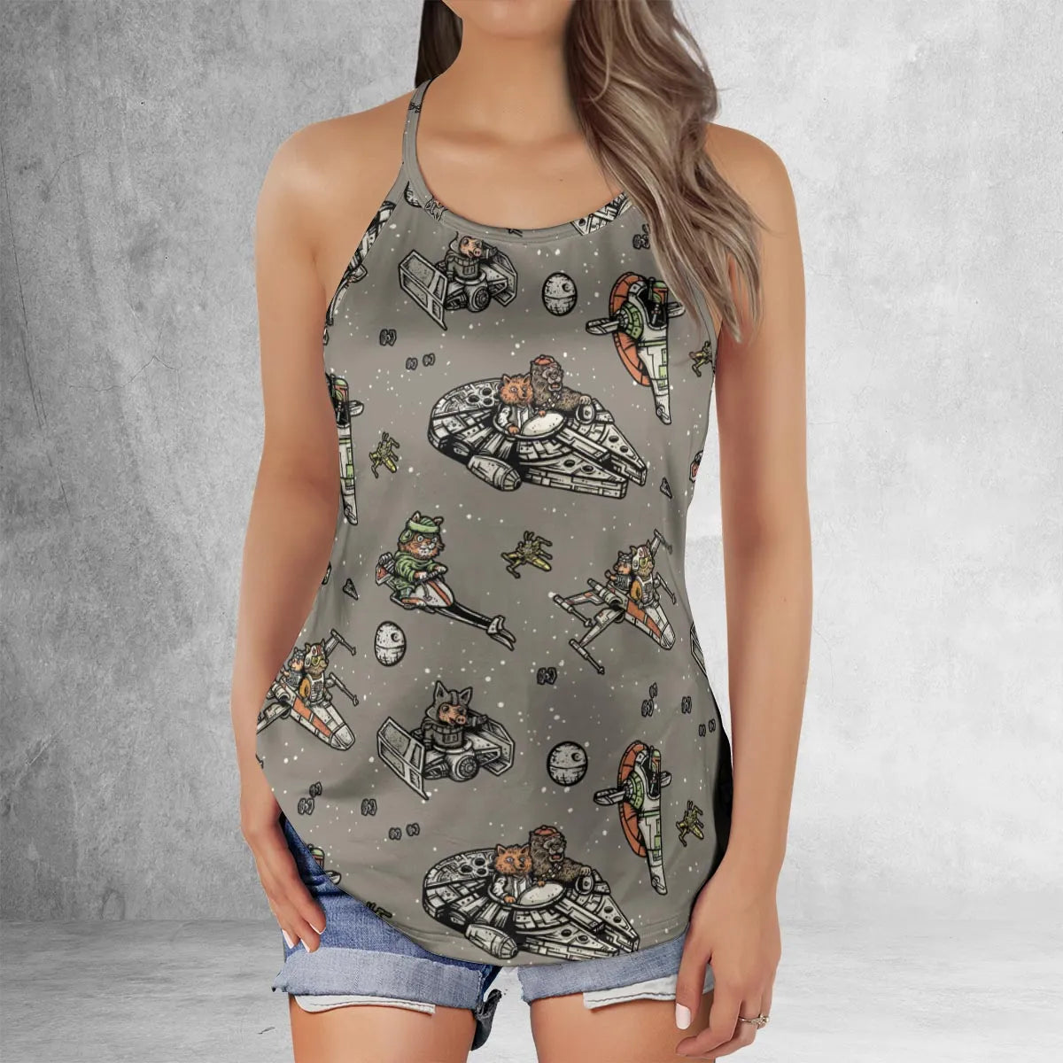 Criss Cross Tank Top - 6Y2R6EVS